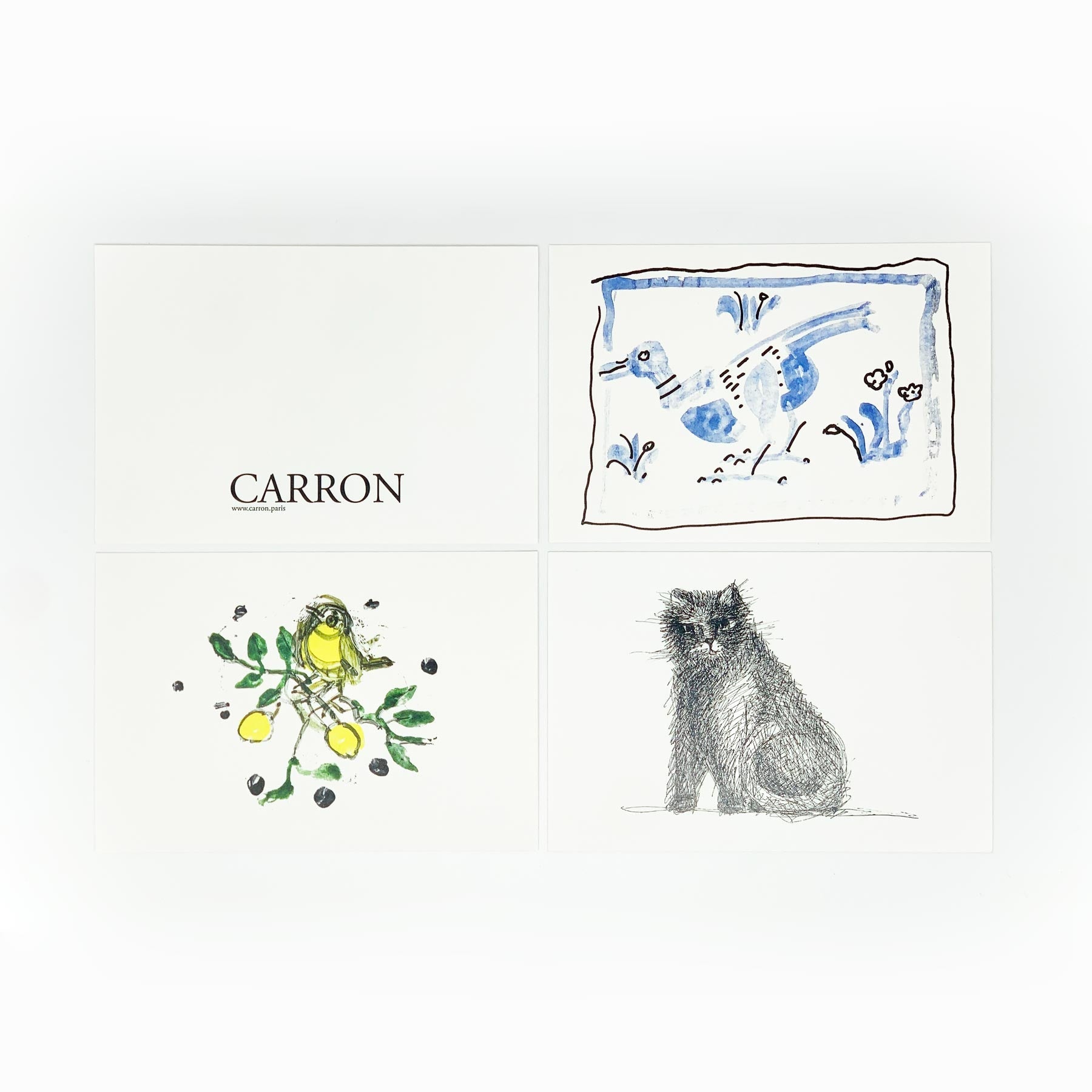 Thank you card ( x20 pack )-CARRON-Paris