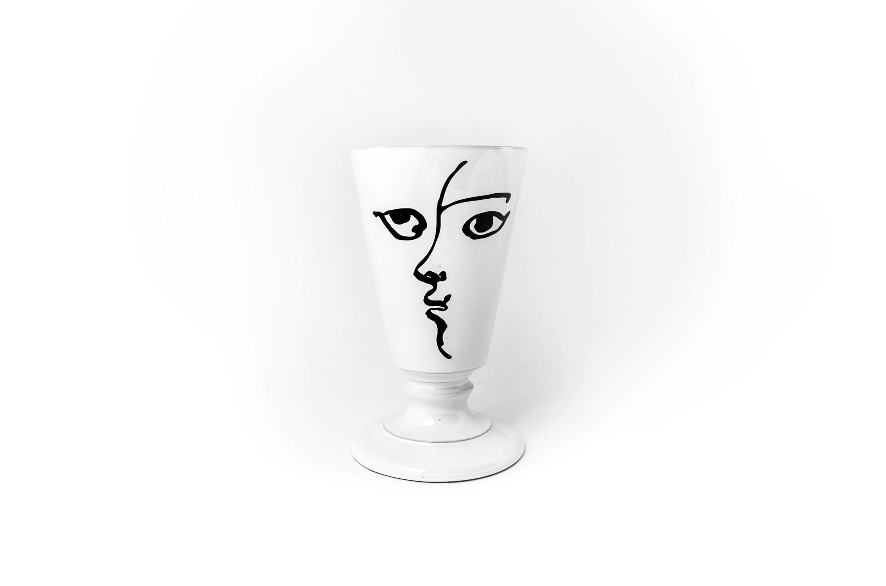 Toi et Moi footed vase-Handmade in France by CARRON