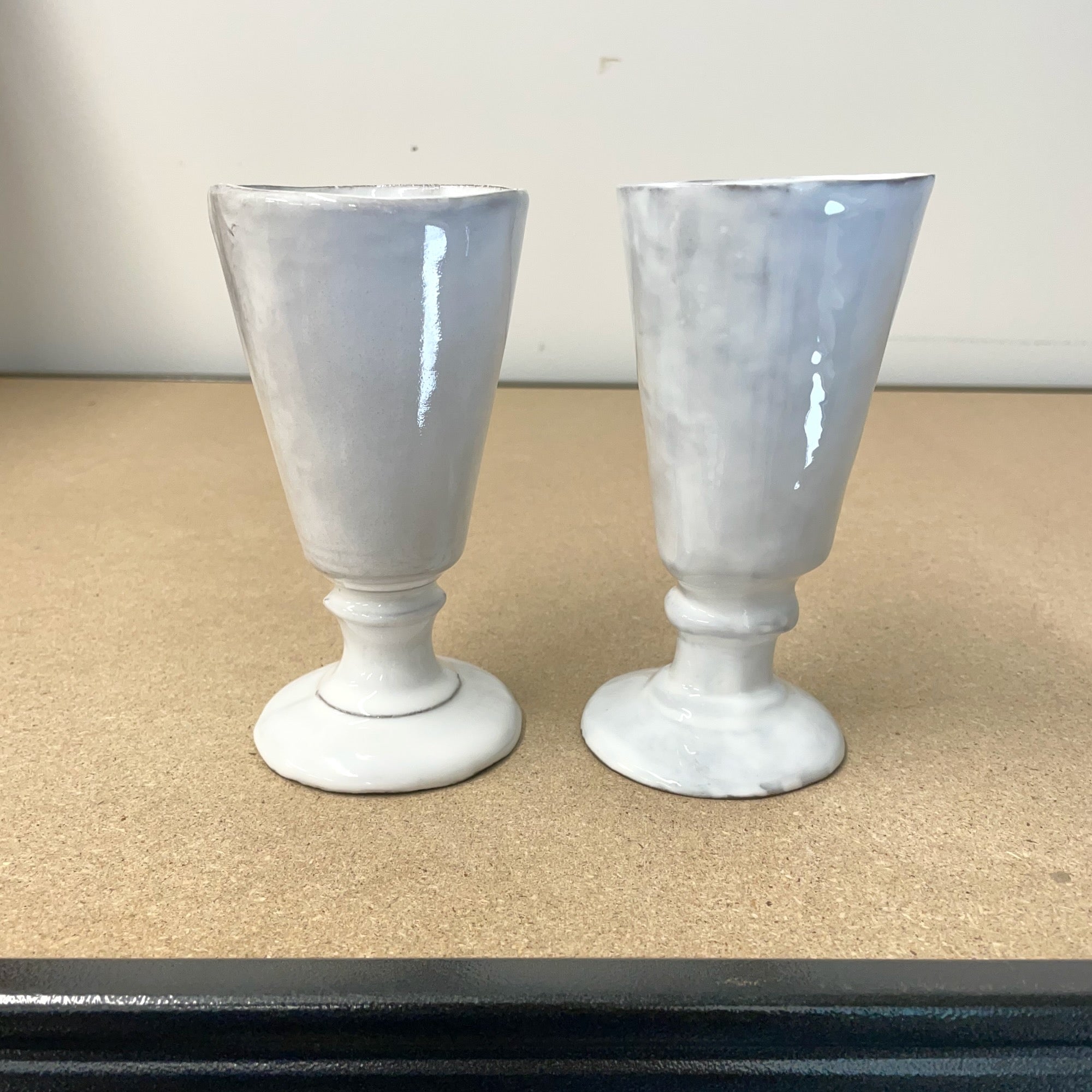 2 x Paris footed vase-S (⌀8 H14)-CARRON-Paris