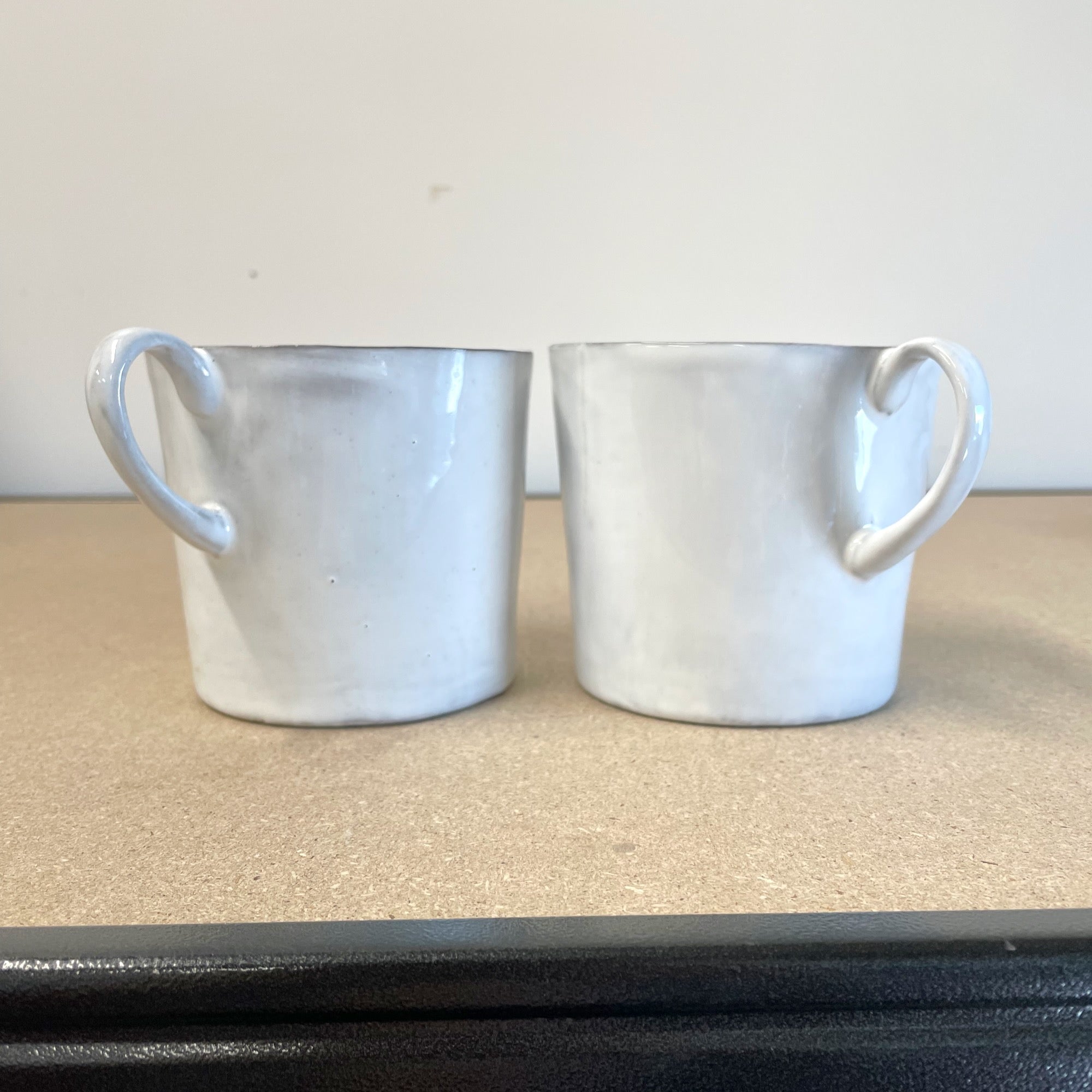 2 x Paris mug with handle-XL (13.5x10.5 H10cm)-CARRON-Paris