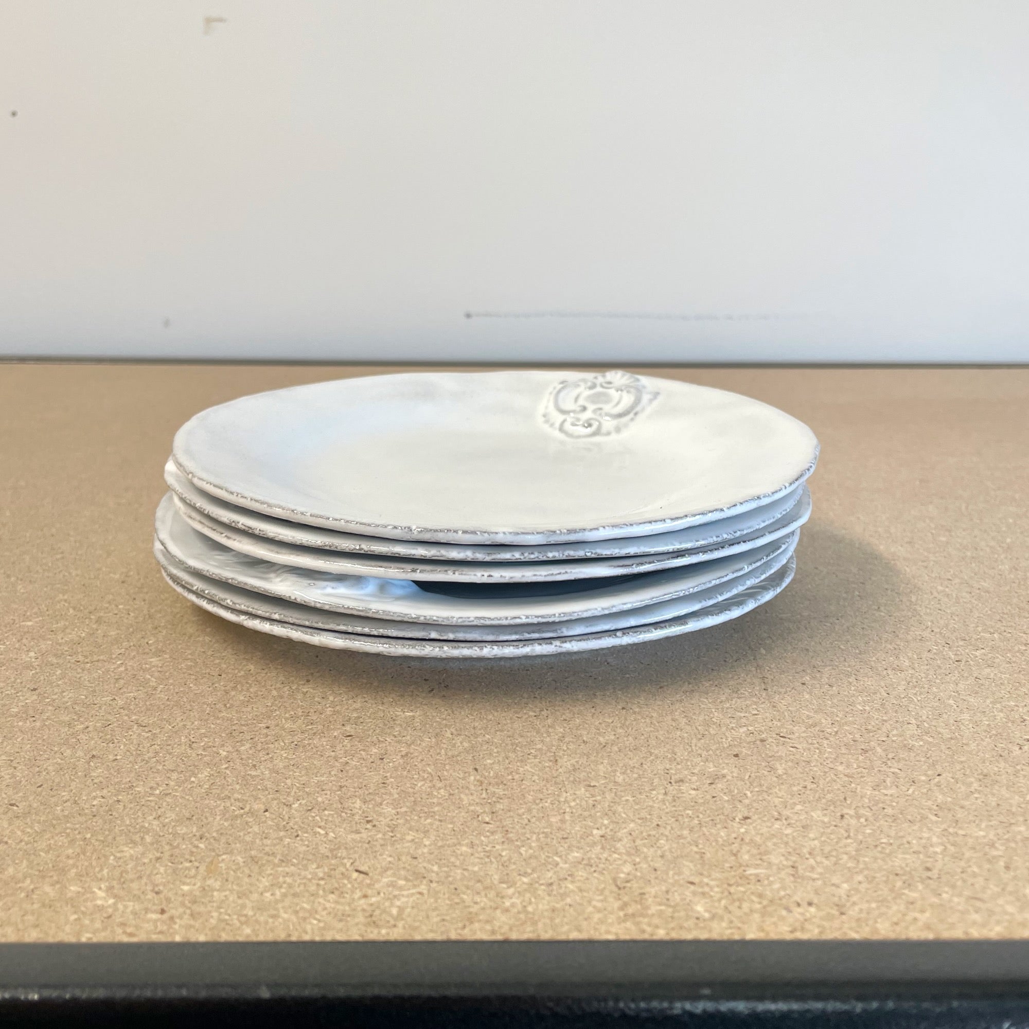6 x Dessert plates Charles-6 x Dessert plates ⌀18-CARRON-Paris