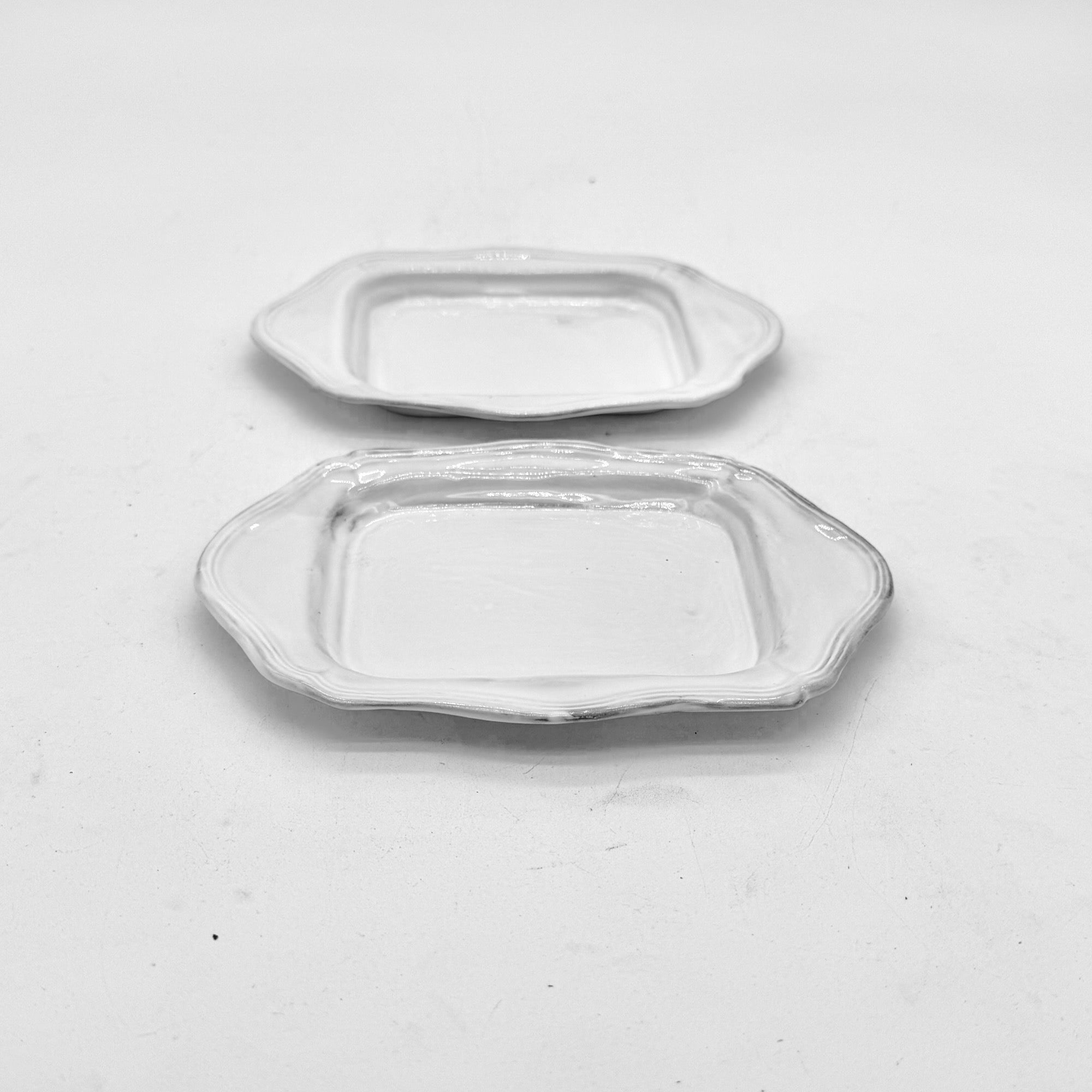 Set x 2 Paris rectangular platter