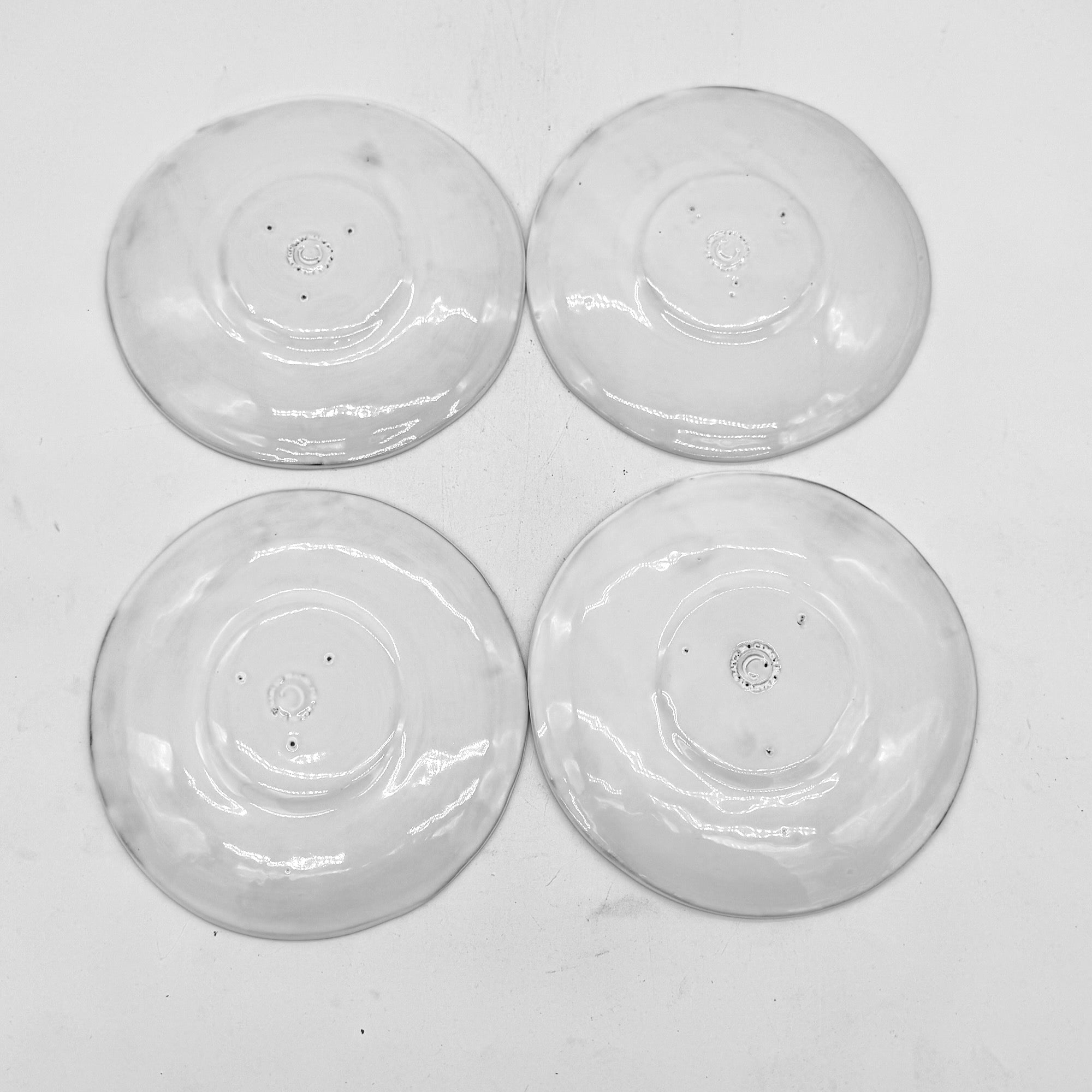 Set 4 x Soucoupe nœud Marie-Antoinette