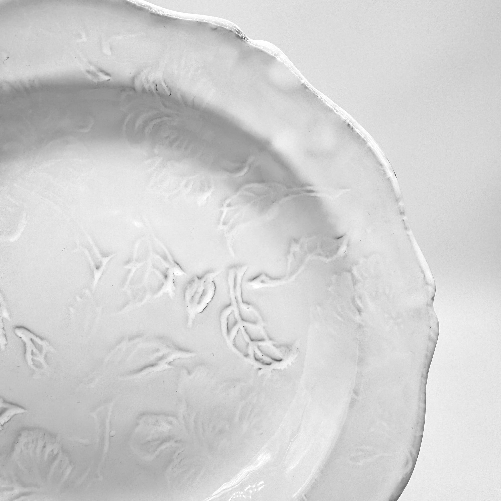 2 x Assiettes creuse Louis XV Pivoine