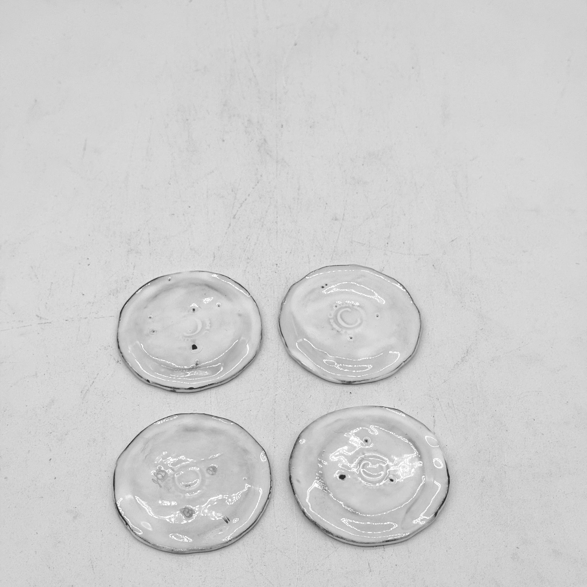 Set 4 x Récipient pour condiments Louis XV