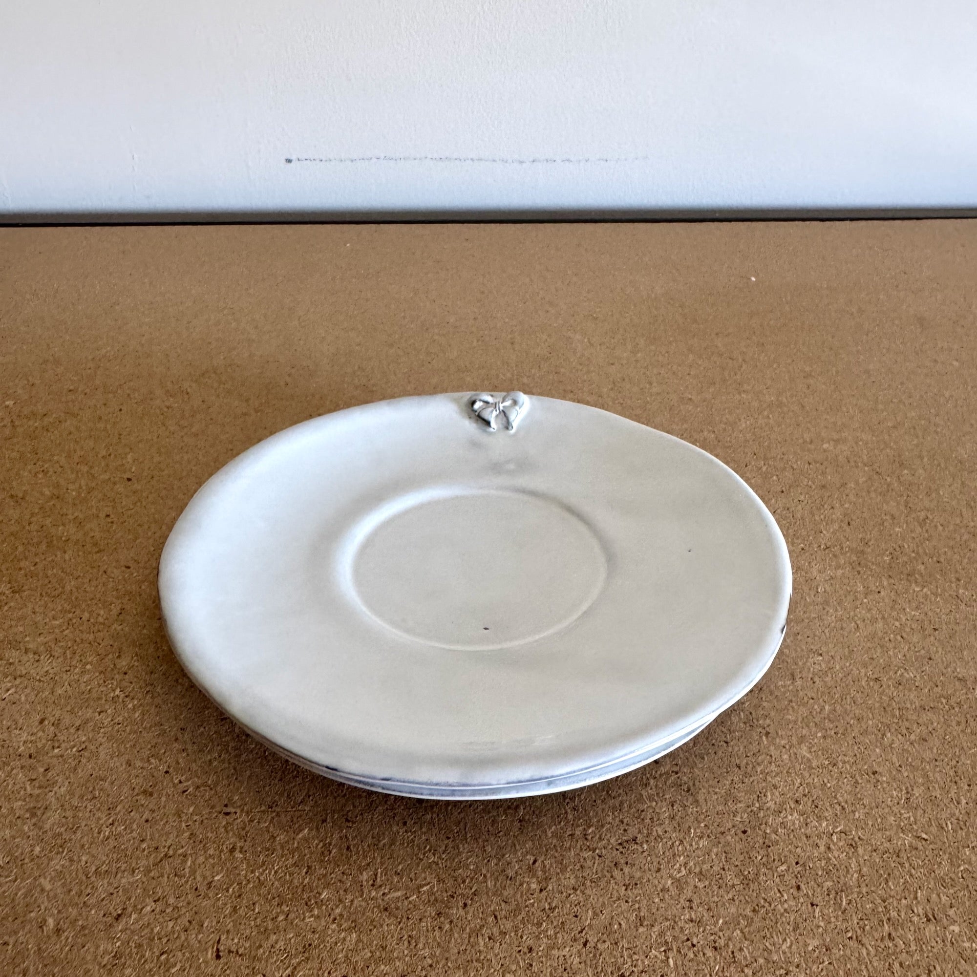 Set 2 x Marie-Antoinette knot saucer