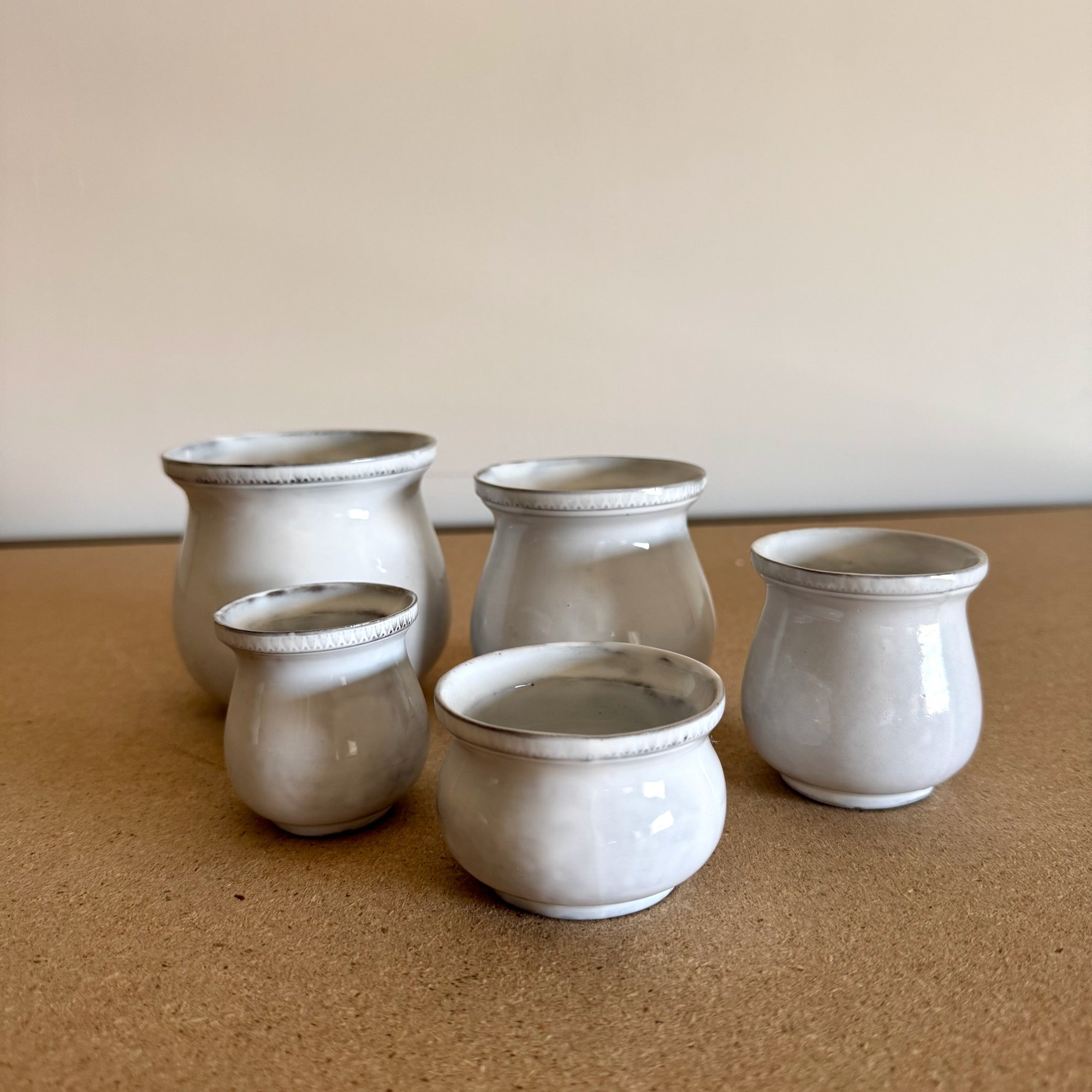 Set 5 Paris jars