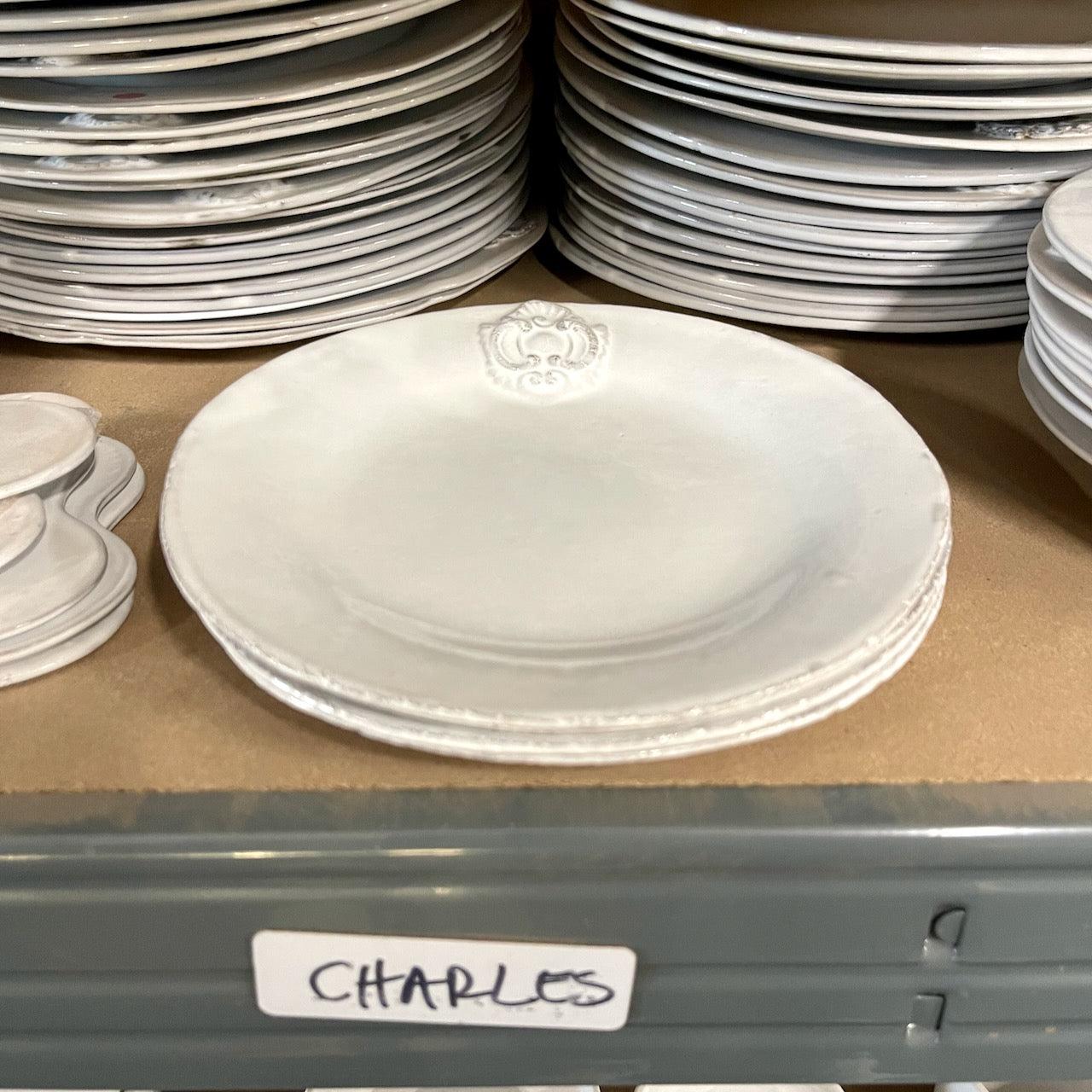4x Charles dessert plates