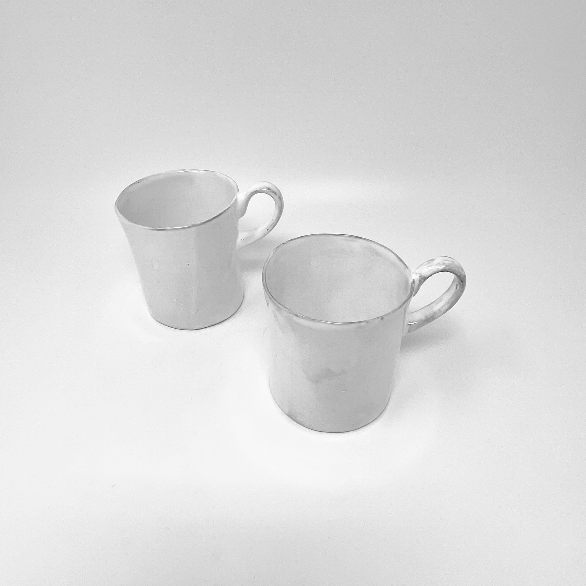 2x Paris mugs with handle