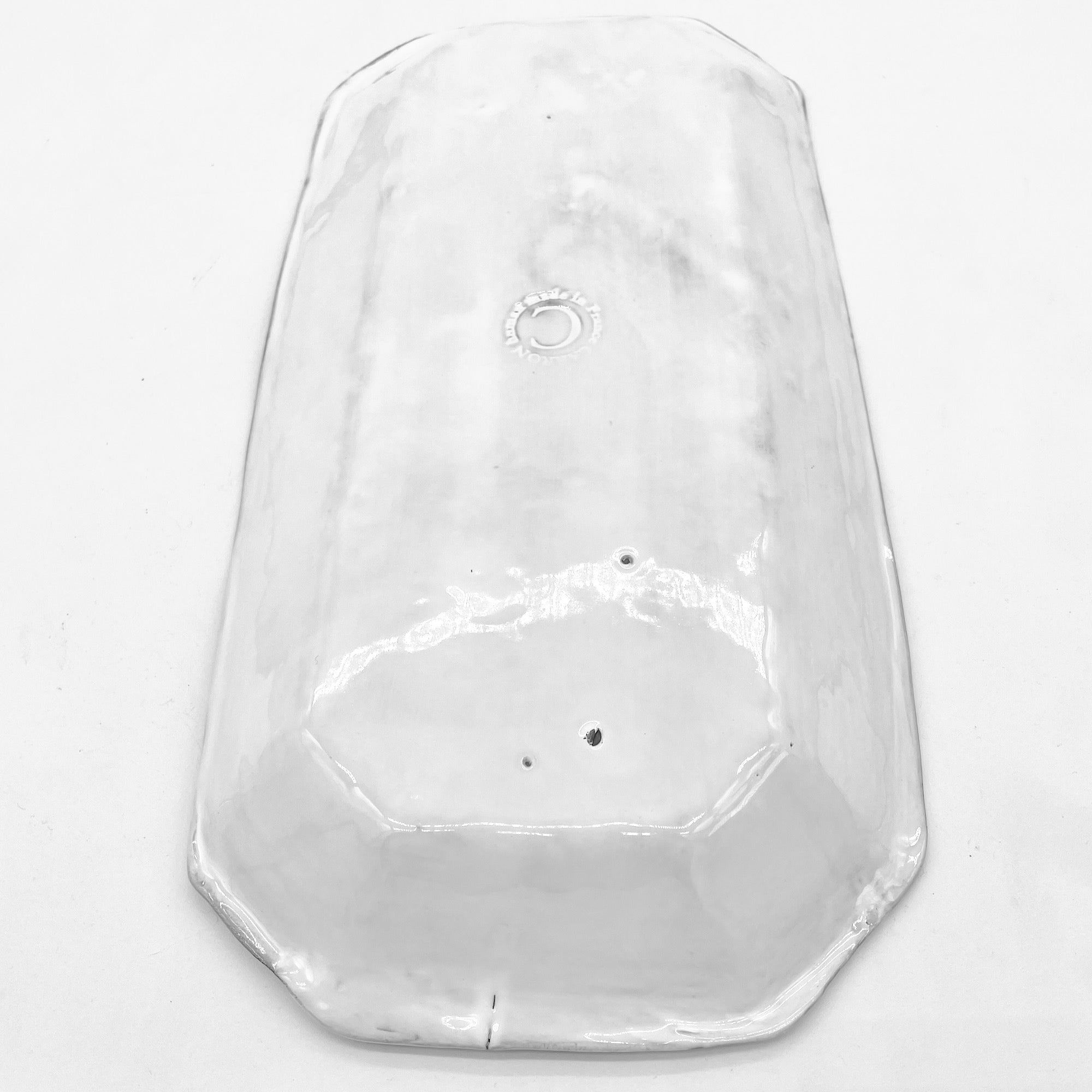 Plat en terre brute Dentelle