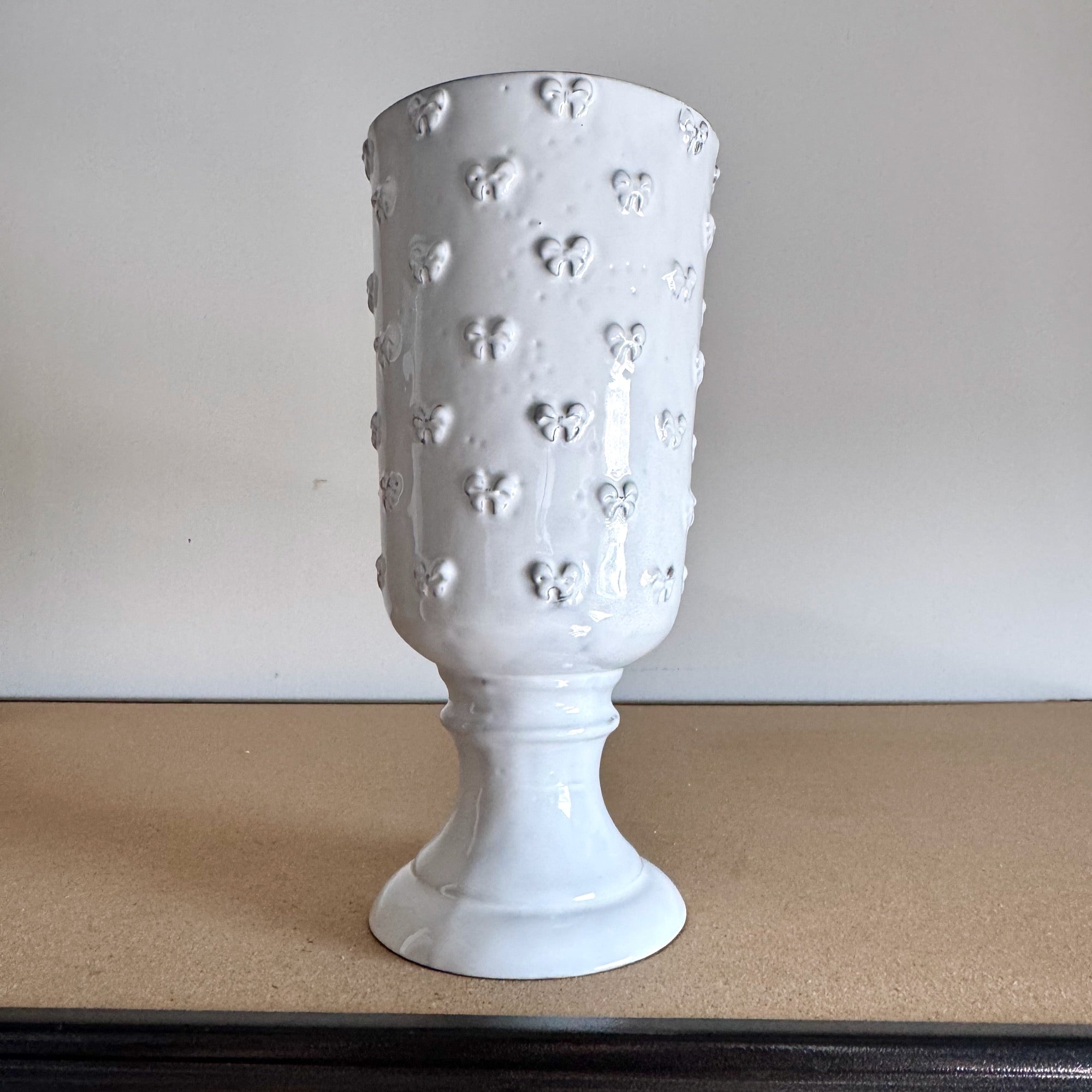 Vase à pied Nœud-Nœud