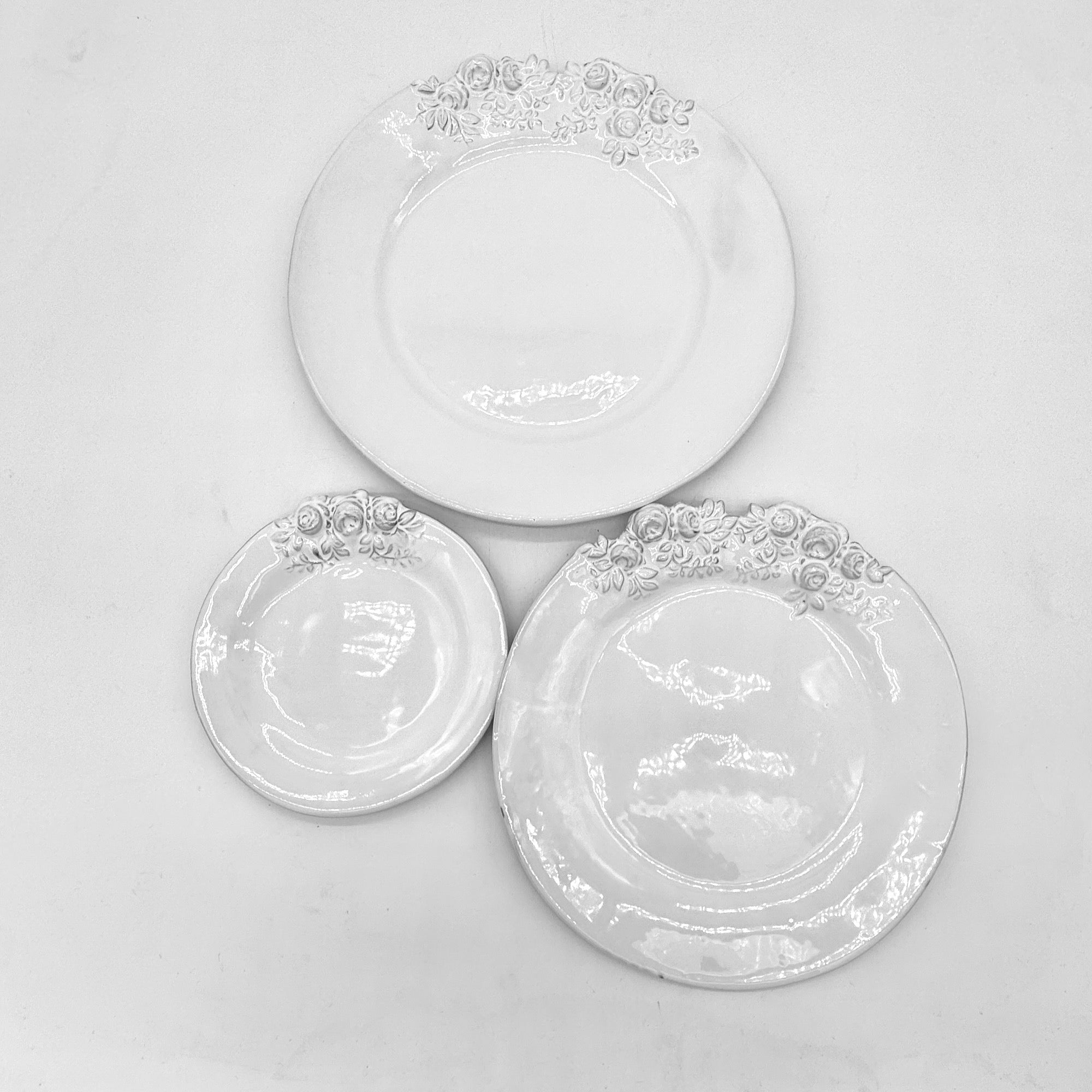 Rose plate set ⌀18 + ⌀25 + ⌀29