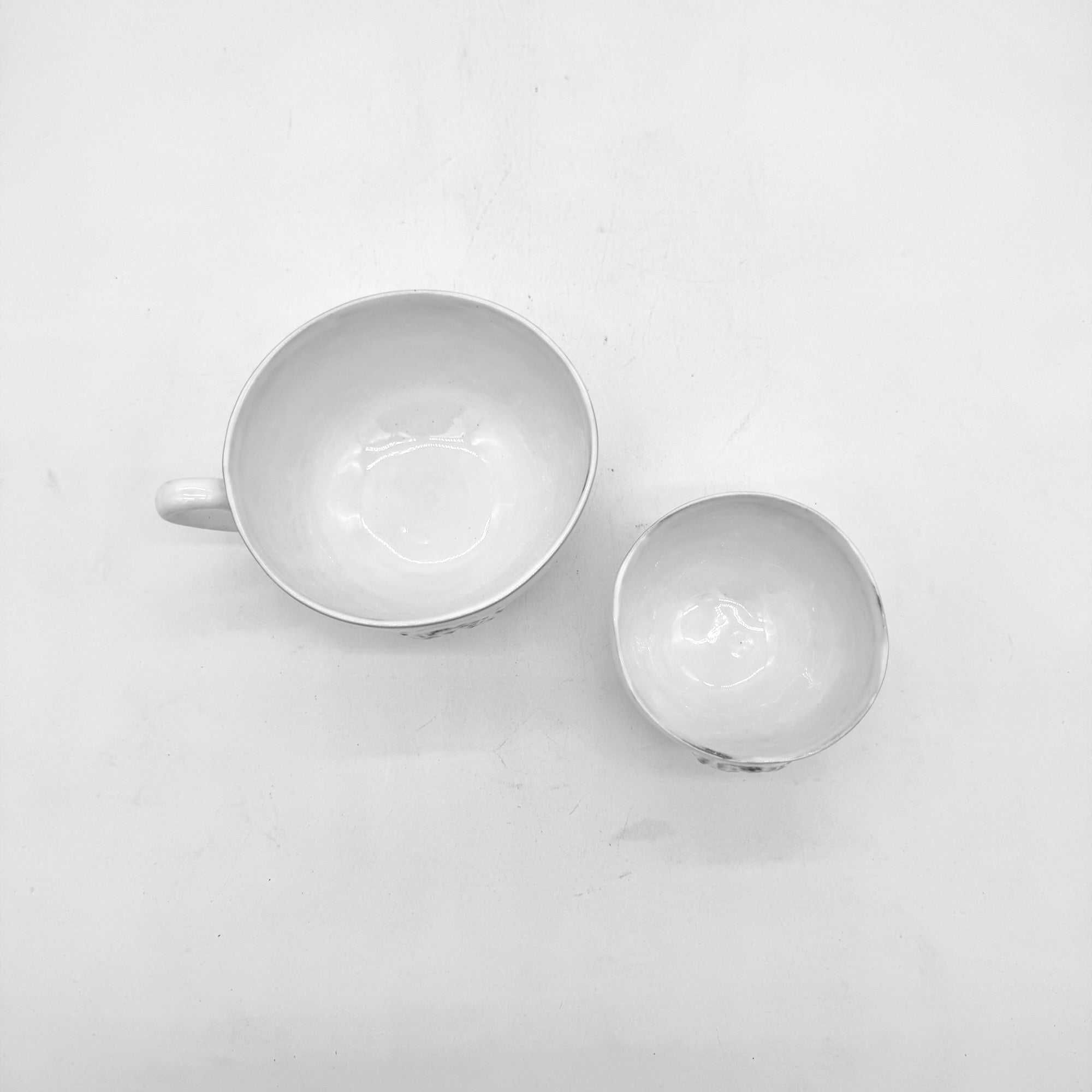 Charles chocolate cup with Charles bowl