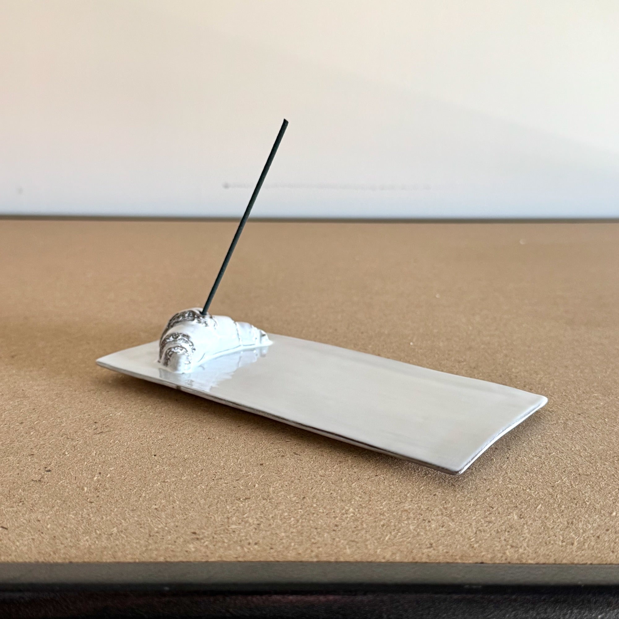 Croissant incense holder