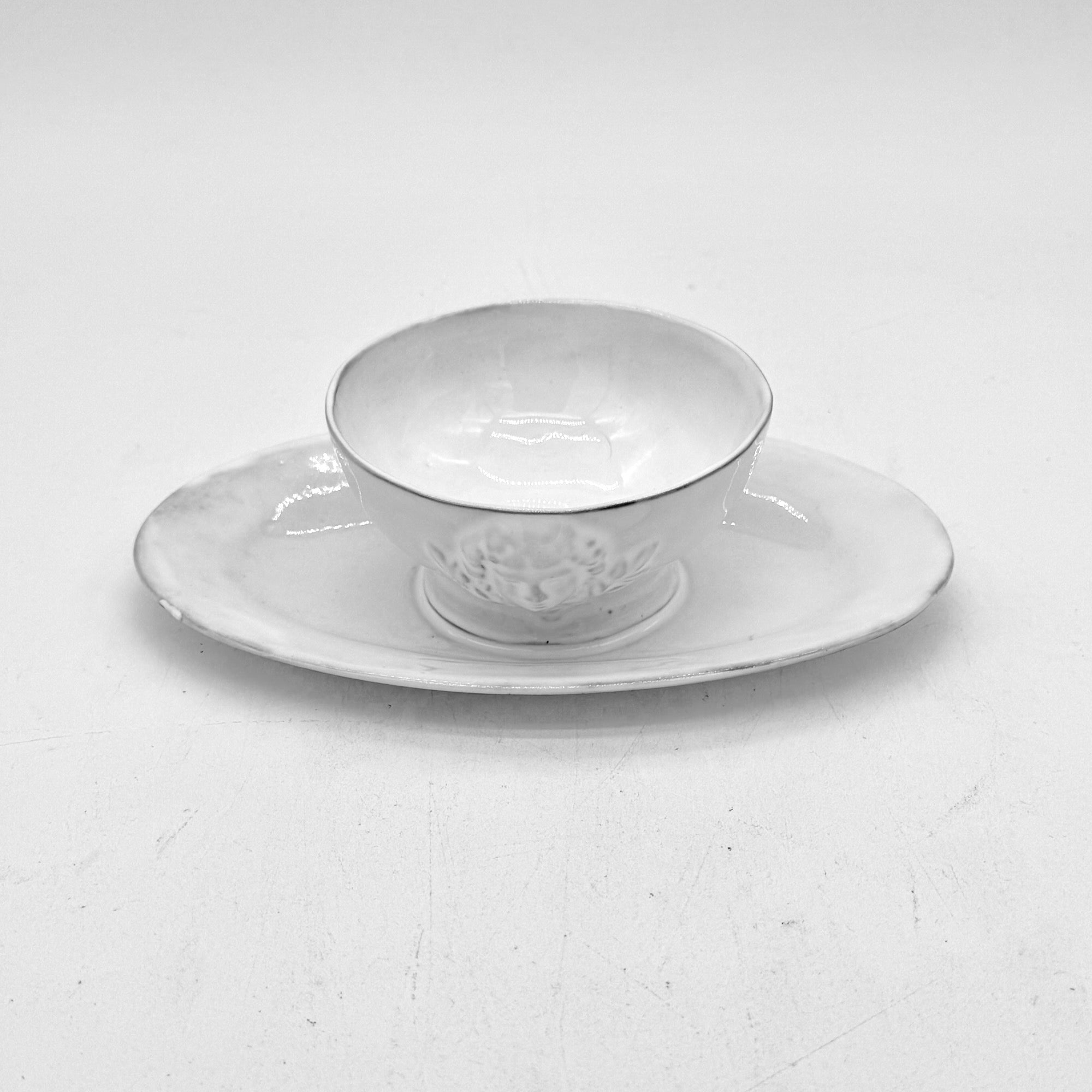 Mon Jules gravy boat with saucer