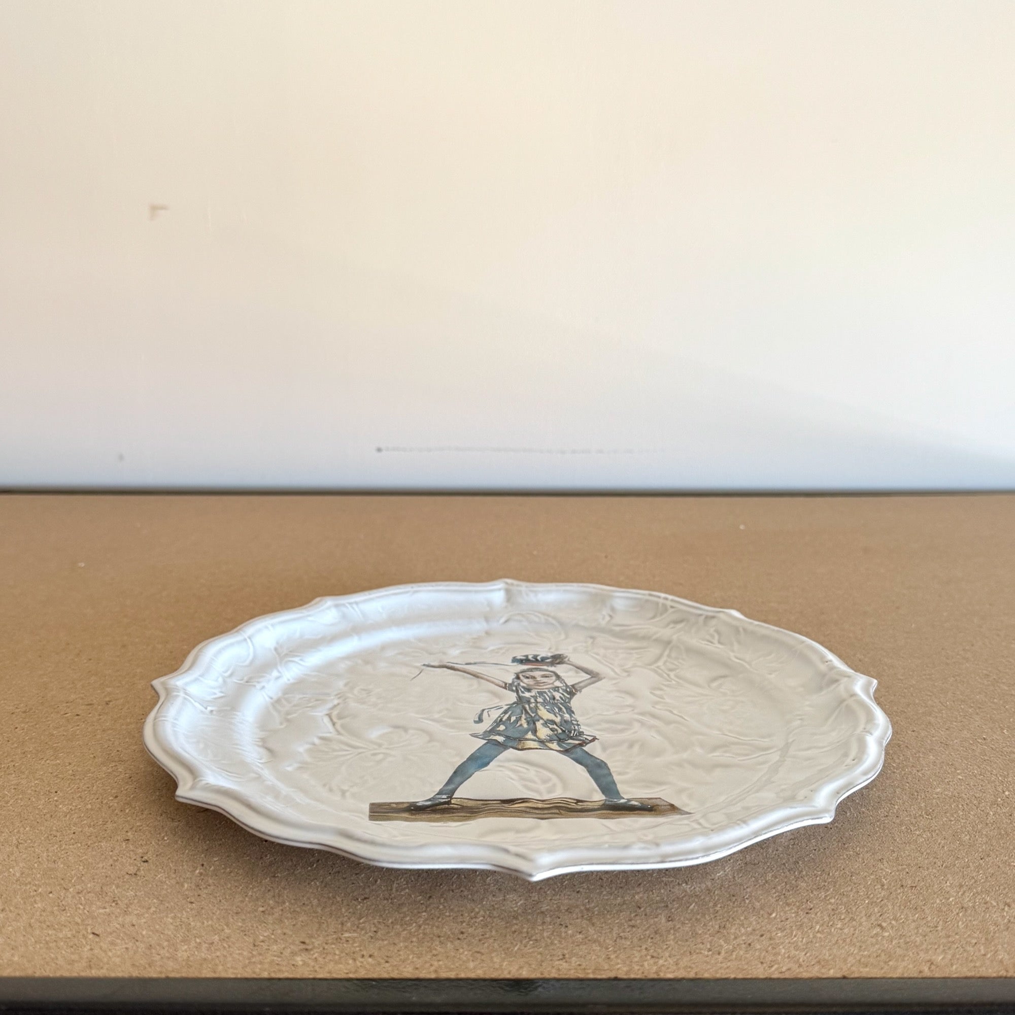 Campagne pivoine dancer plate