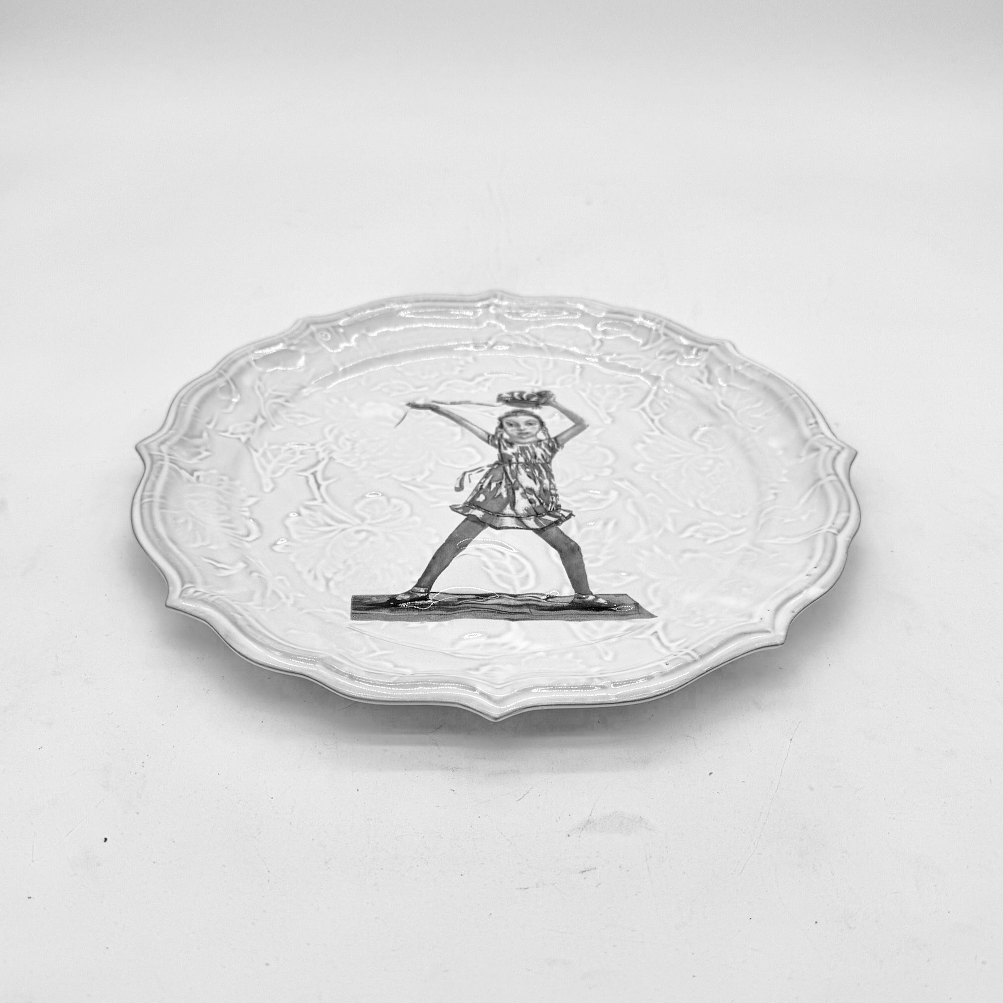 Campagne pivoine dancer plate