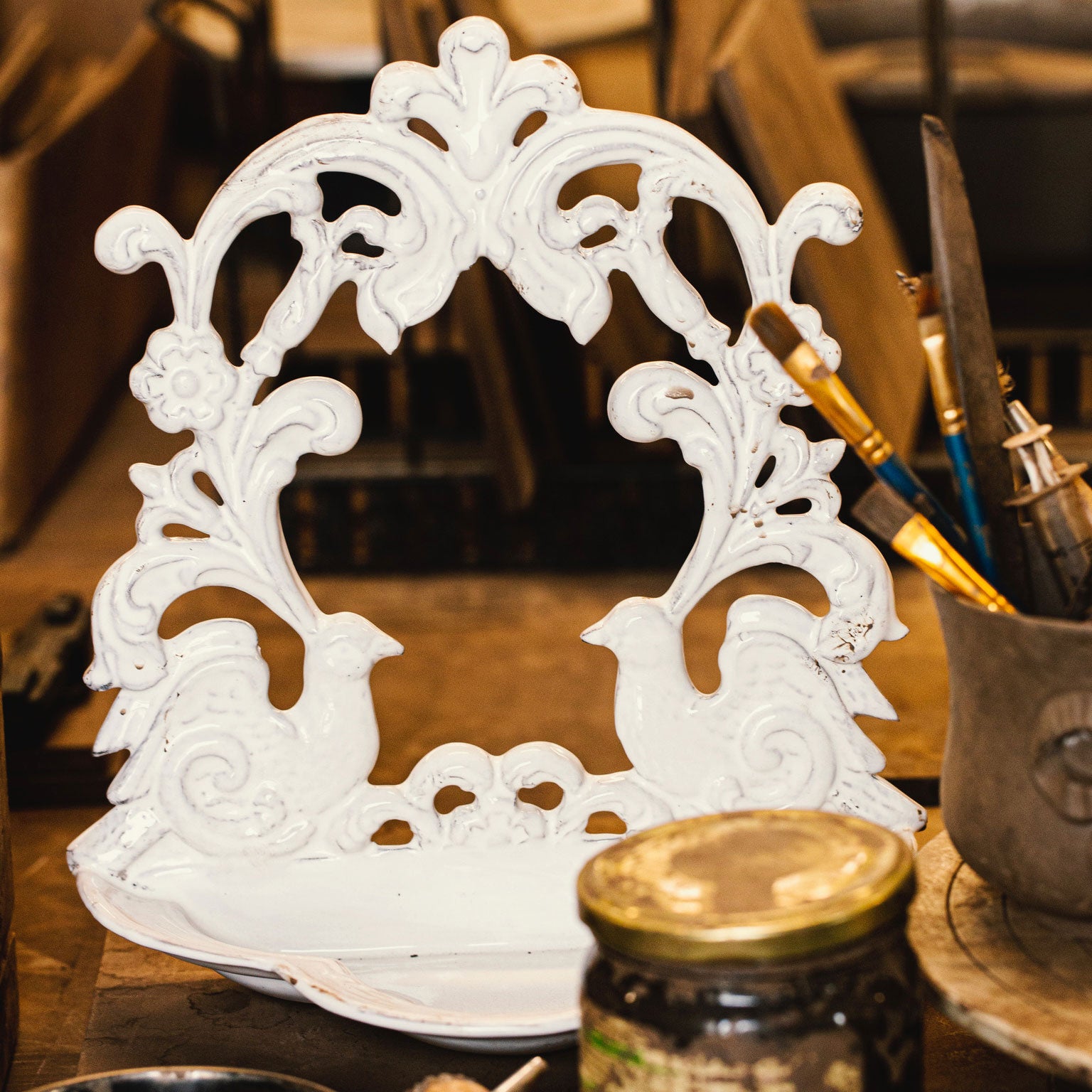 Oiseau large soap dish