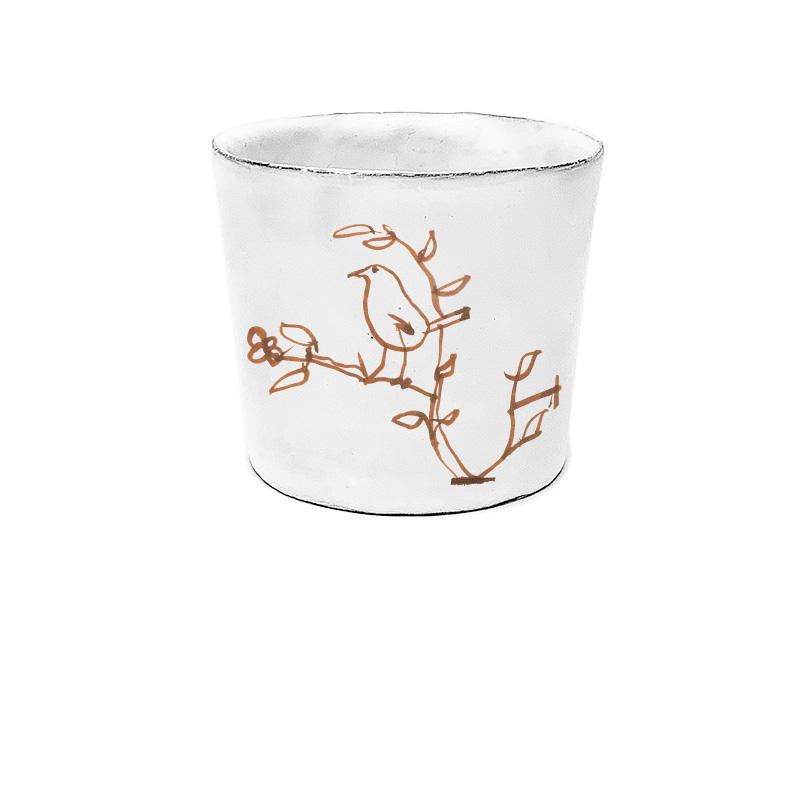 Mug Pierre Carron illustré#Illustration_Bird#Type_Tumbler