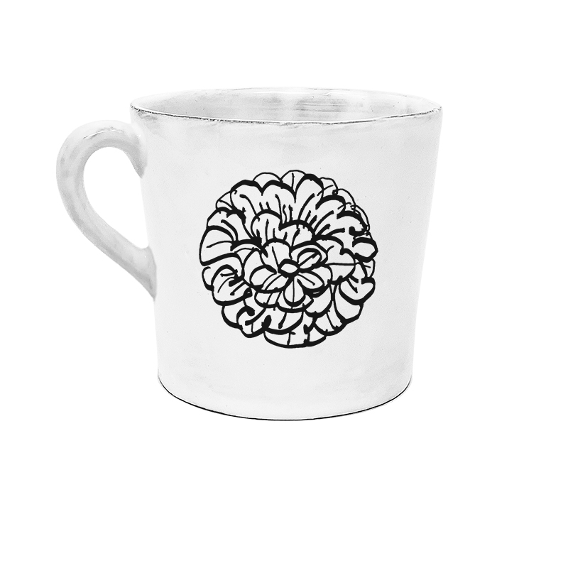 Mug Pierre Carron illustré#Illustration_Flower#Type_Mug