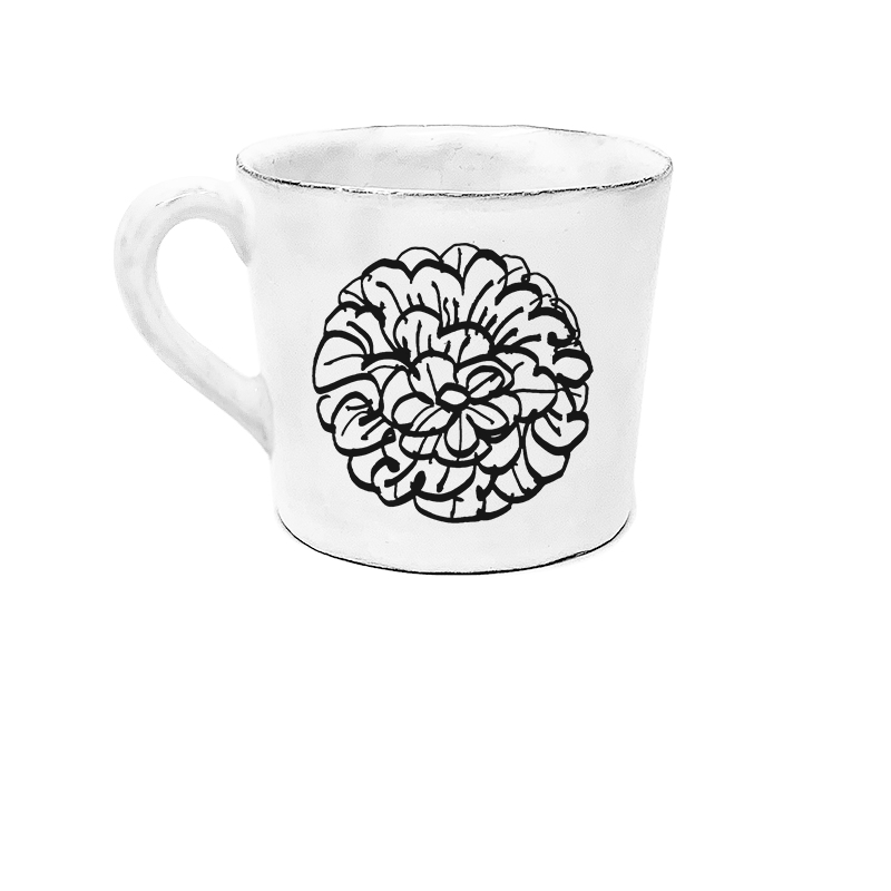 Mug Pierre Carron illustré#Illustration_Flower#Type_Mug