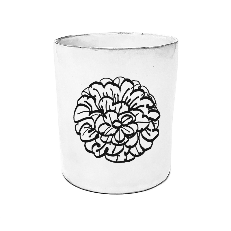 Mug Pierre Carron illustré#Illustration_Flower#Type_Tumbler
