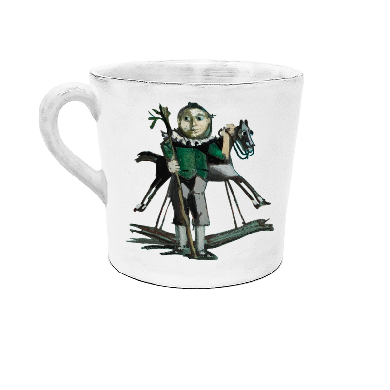 Mug Pierre Carron illustré#Illustration_The rocking horse#Type_Mug