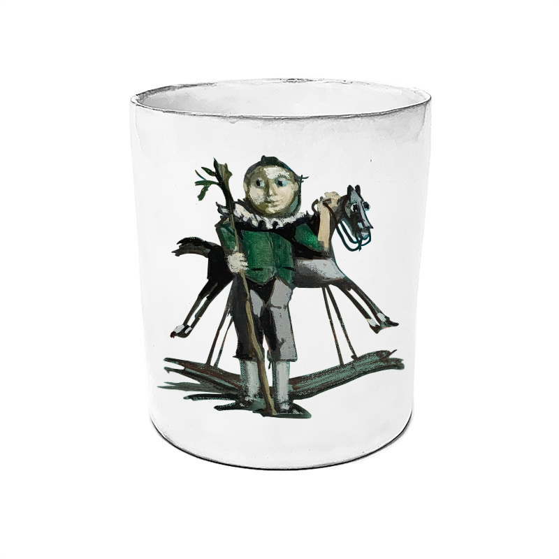 Mug Pierre Carron illustré#Illustration_The rocking horse#Type_Tumbler