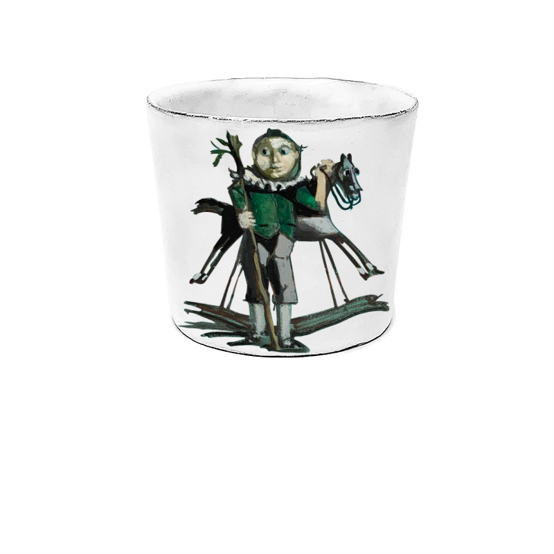 Mug Pierre Carron illustré#Illustration_The rocking horse#Type_Tumbler