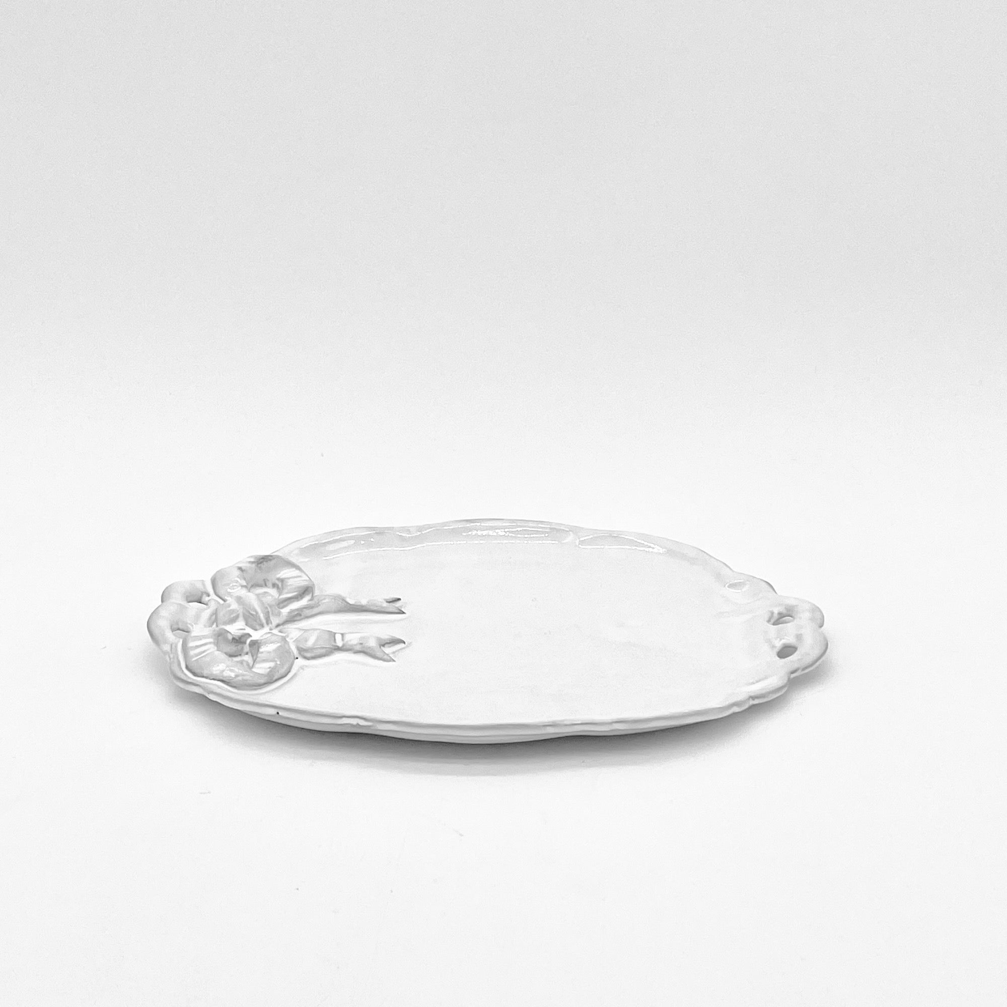 Marie-Antoinette platter with handle-CARRON-Paris