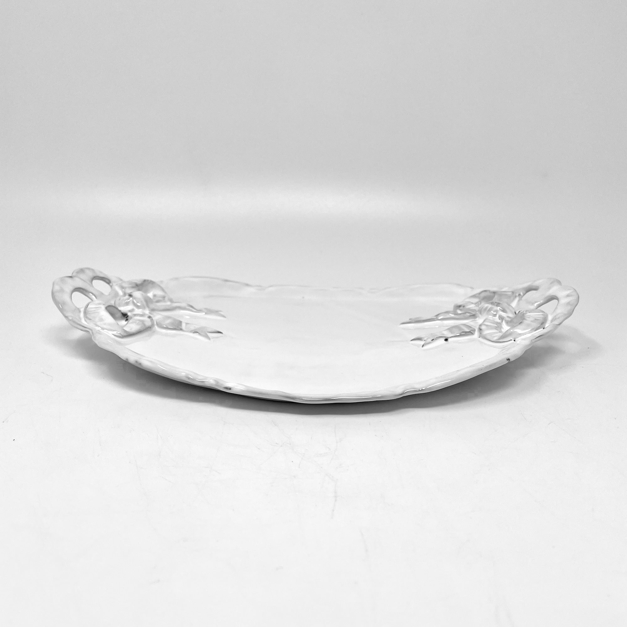 Marie-Antoinette platter with handle-CARRON-Paris
