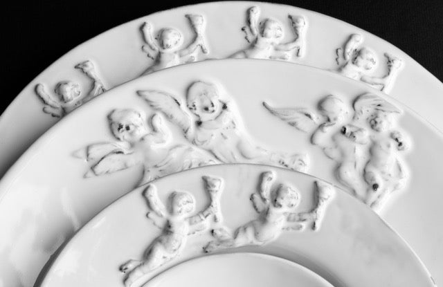 Mon Ange cherub ceramic collection | French handmade tableware