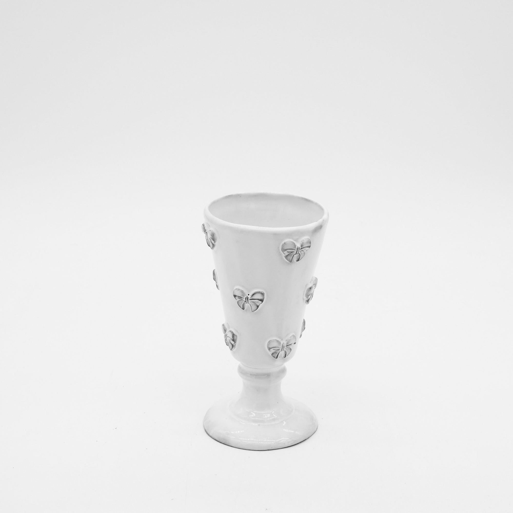 Nœud-Nœud footed vase-S (⌀8 H14)-CARRON-Paris