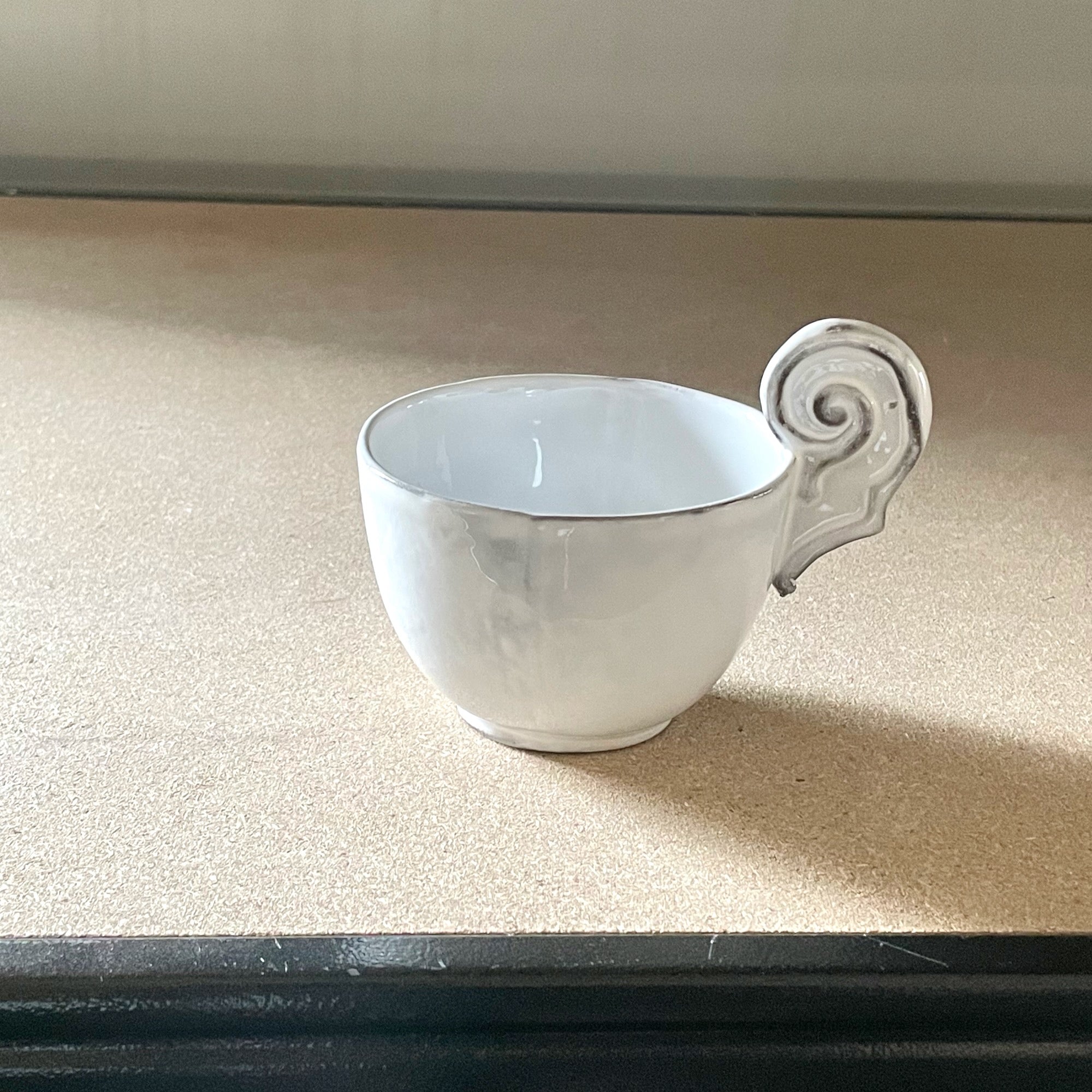 Paris cup with decorated handle-S (⌀9 H8)-CARRON-Paris