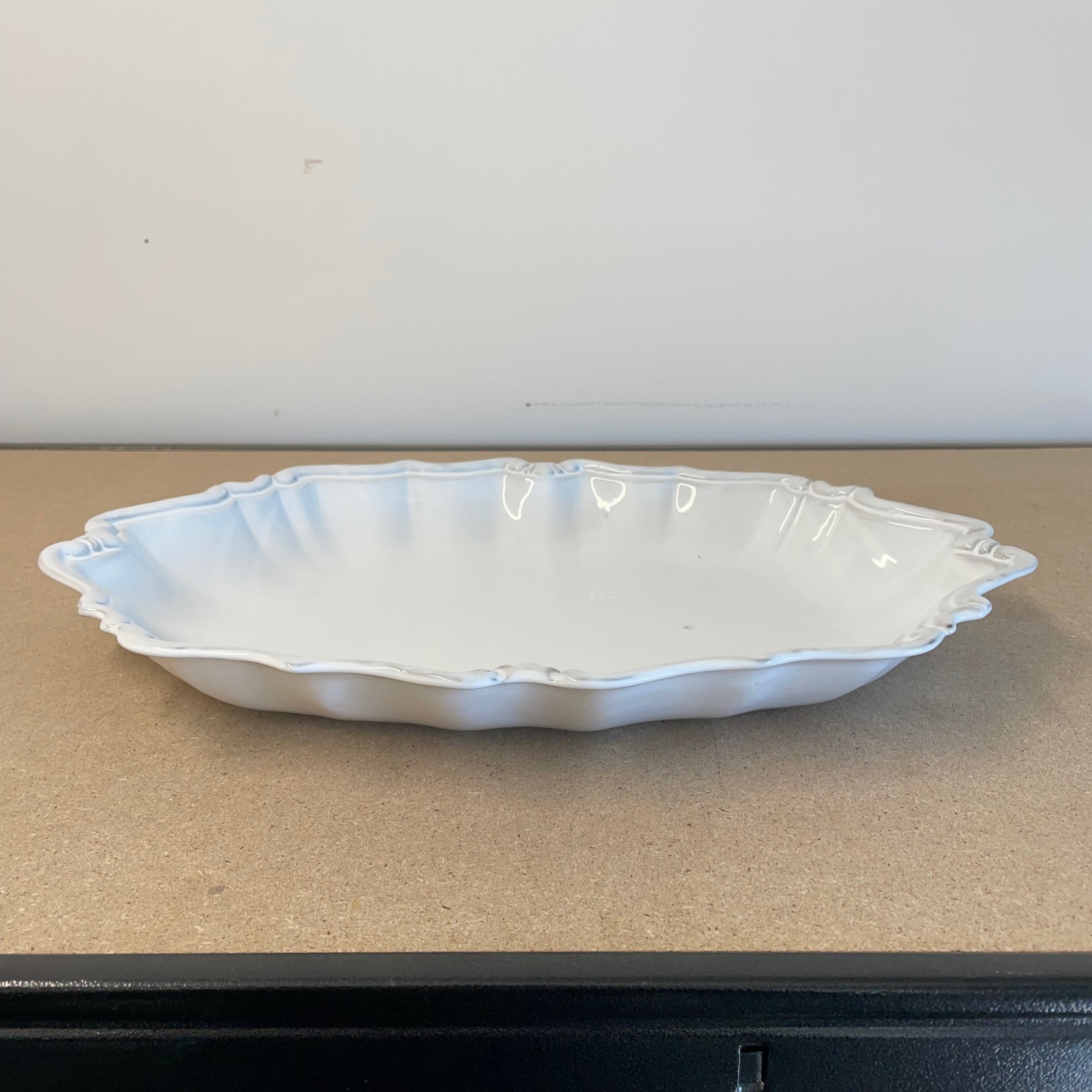 Saint-Jacques oval platter-42x31x4cm-CARRON-Paris