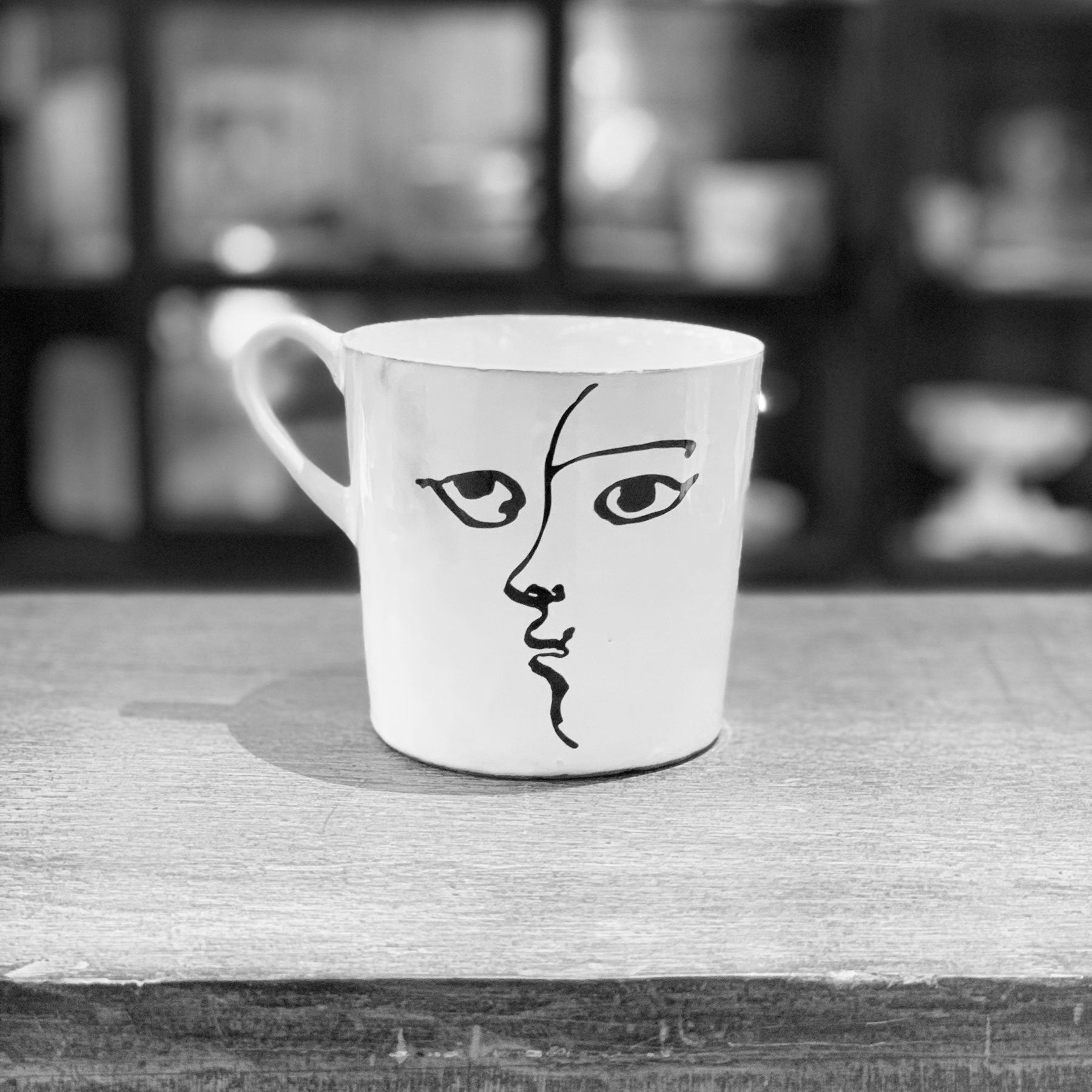 Toi et Moi mug with handle-M (7x7x6cm)-CARRON-Paris