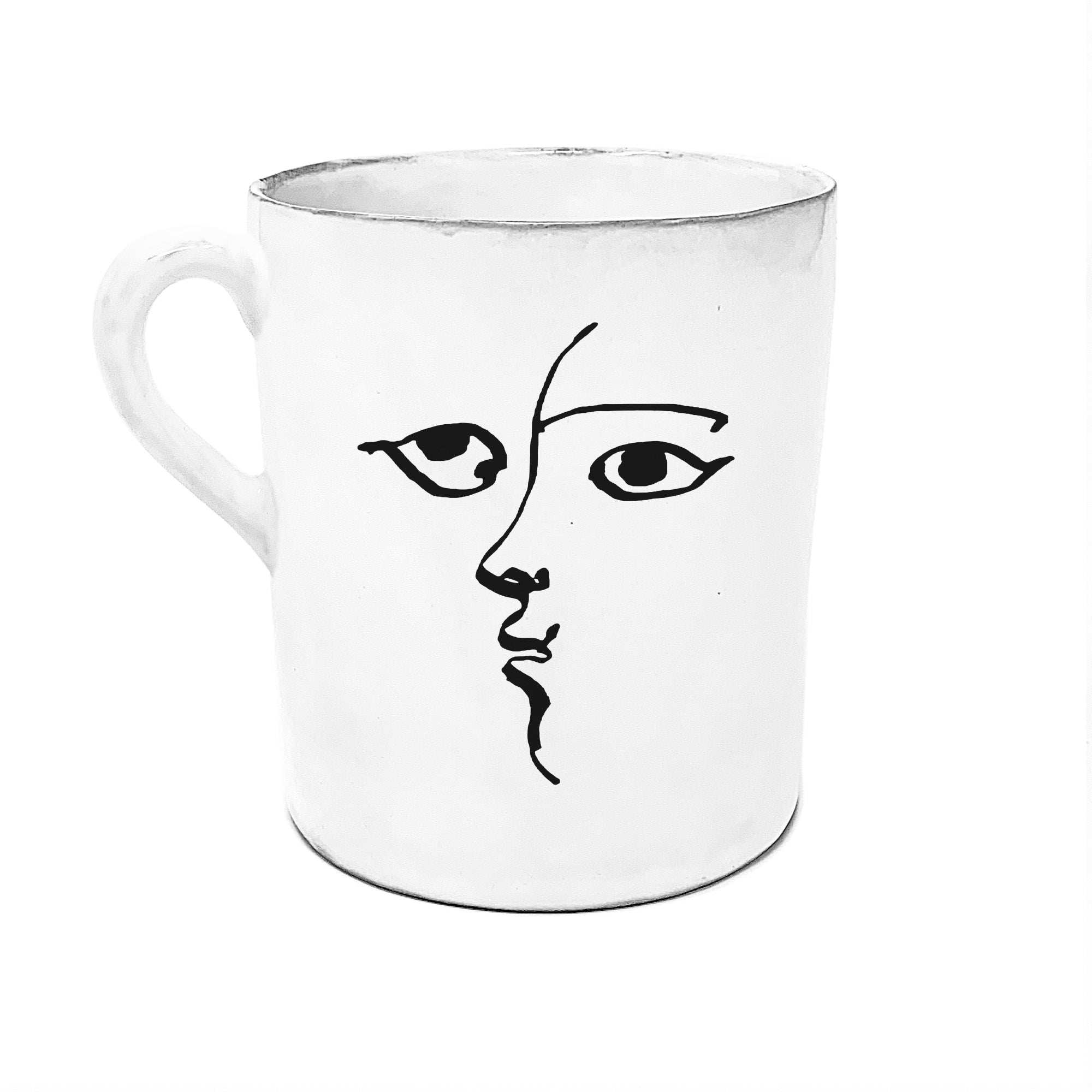 Toi et Moi mug with handle-L (12x8,5 H10)-CARRON-Paris