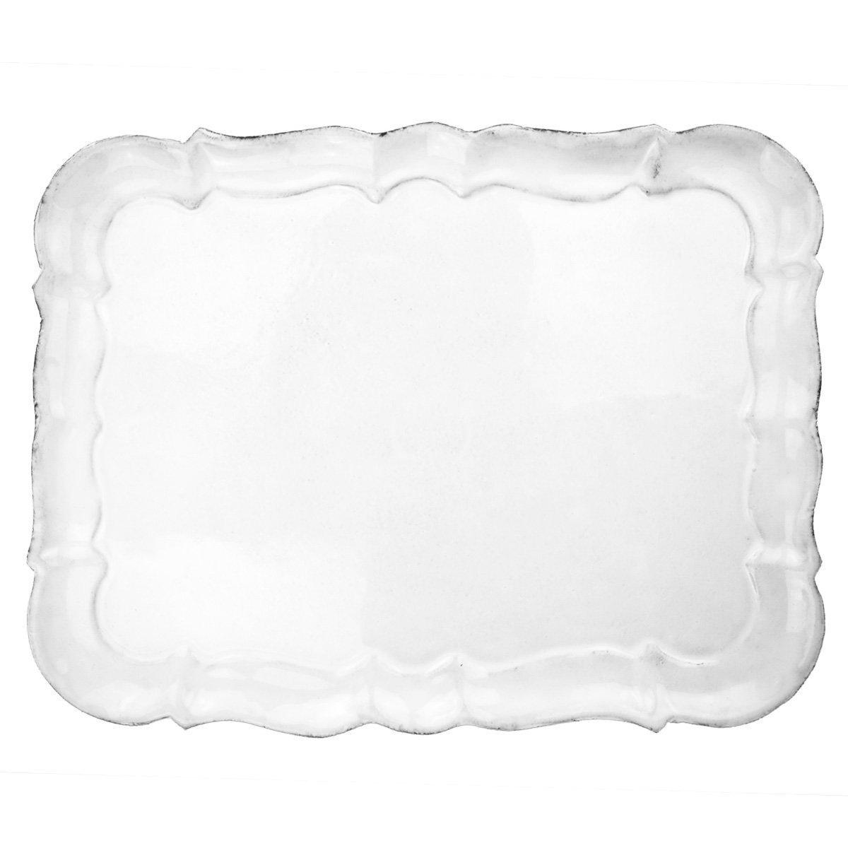 Apolline plate-Flat plate (29x22x0,5cm)-Handmade in France by CARRON