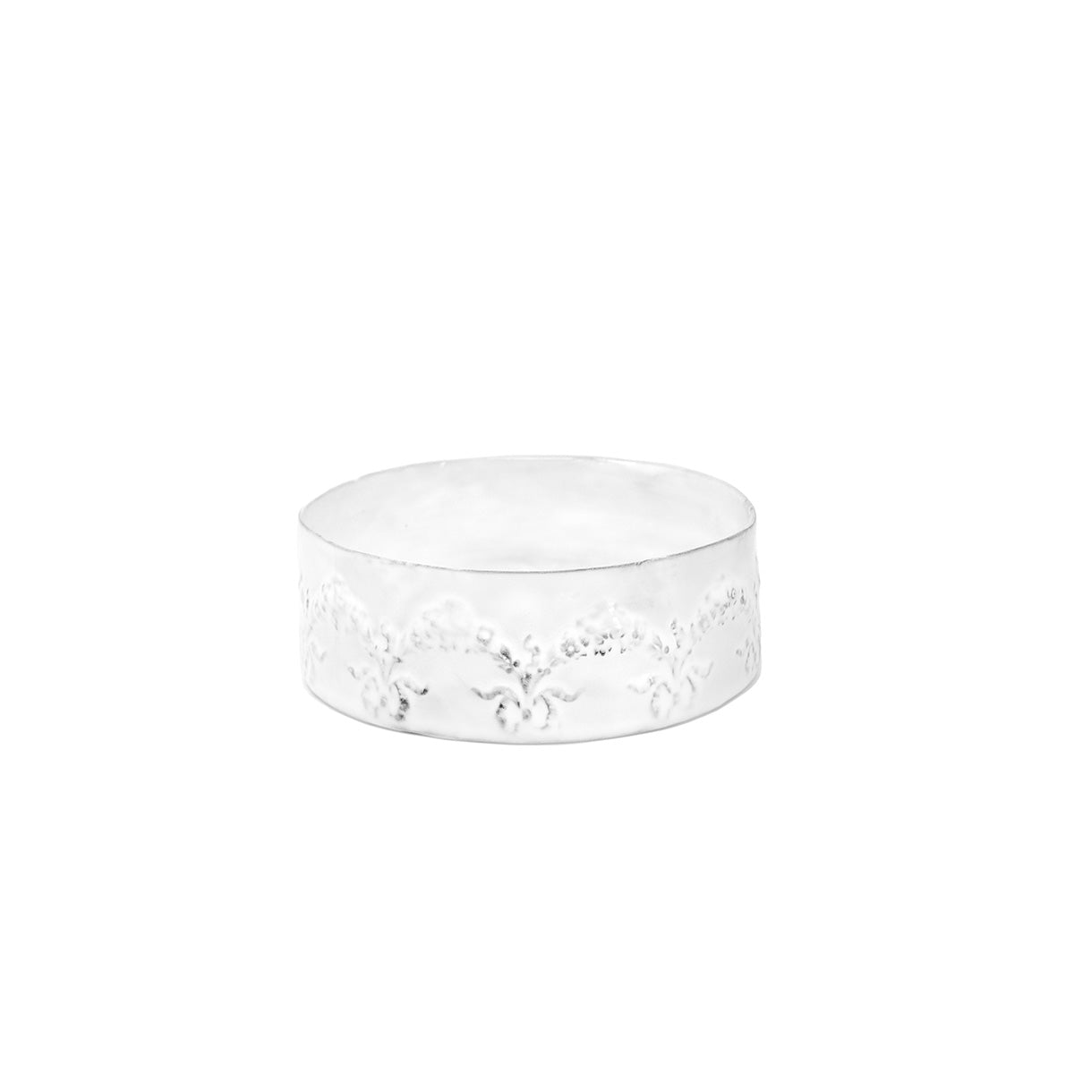 Couronne floral serving bowl-⌀14 H5-CARRON-Paris