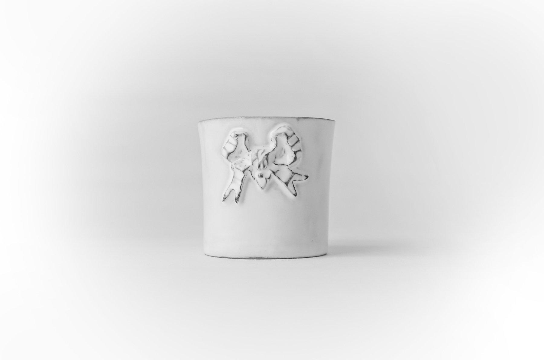 Marie-Antoinette Ribbon mug-Handmade in France by CARRON