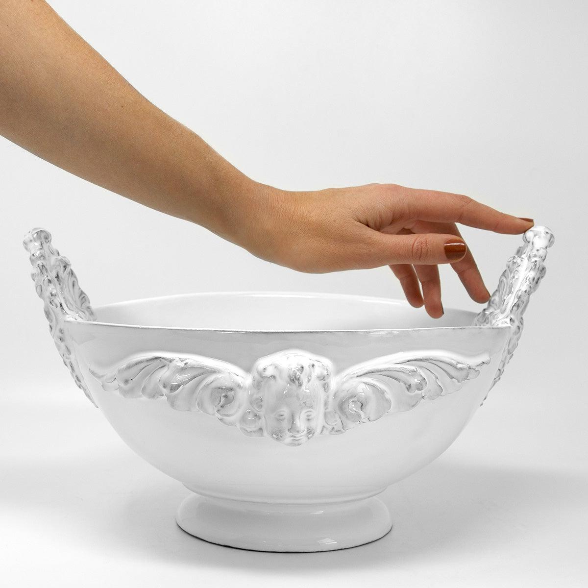 Mon Ange serving bowl with handle-33x33x18cm-CARRON-Paris