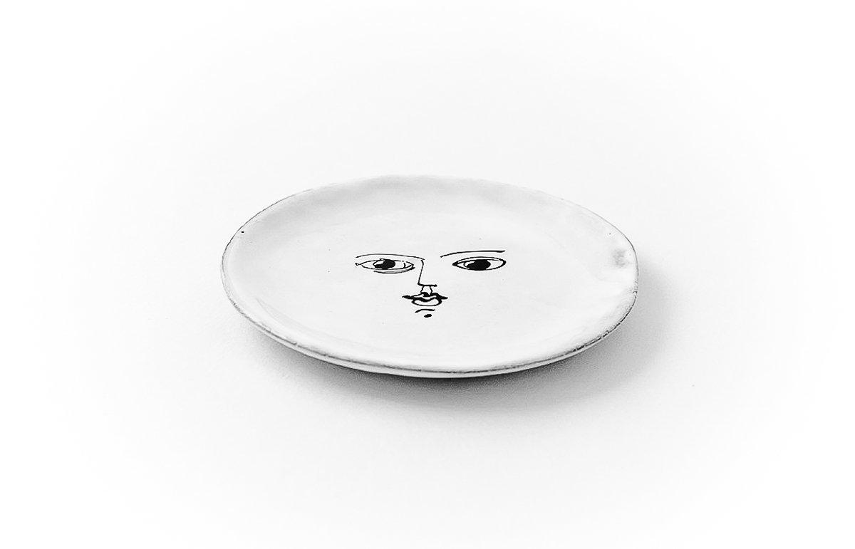 Moon plate-Handmade in France by CARRON