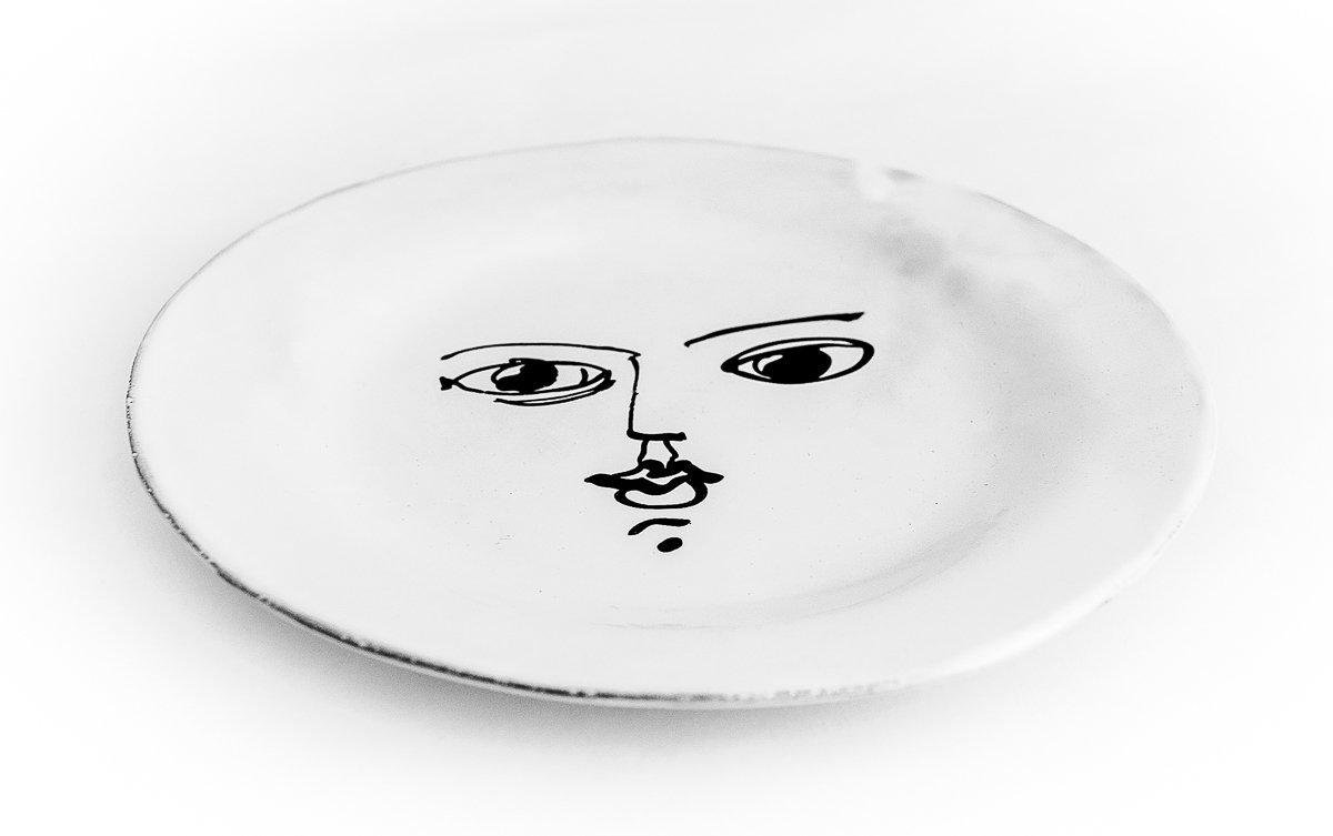 Moon plate-Handmade in France by CARRON