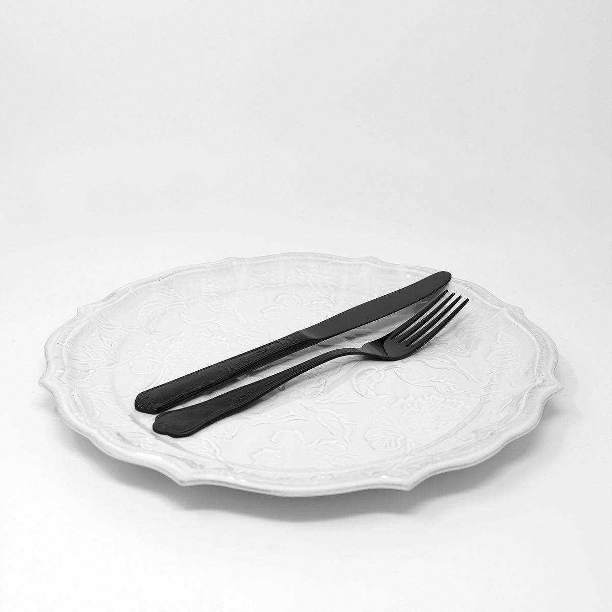 Pivoine chiseled plate-Flat plate ⌀27-CARRON-Paris
