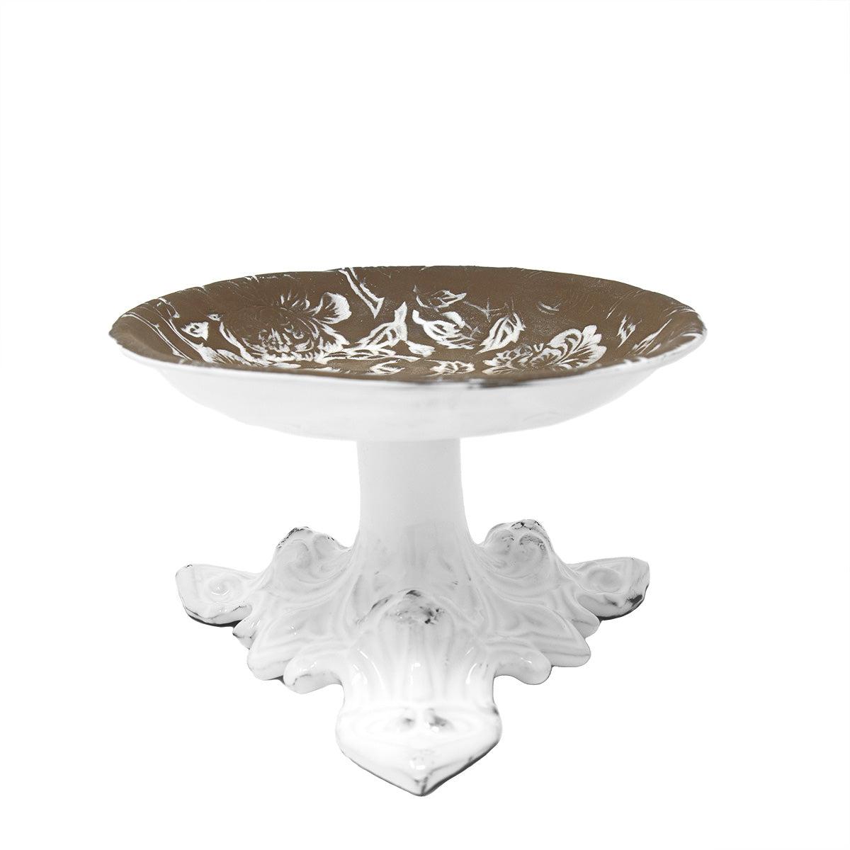 Pivoine serving pedestal-22x22x9cm-CARRON-Paris