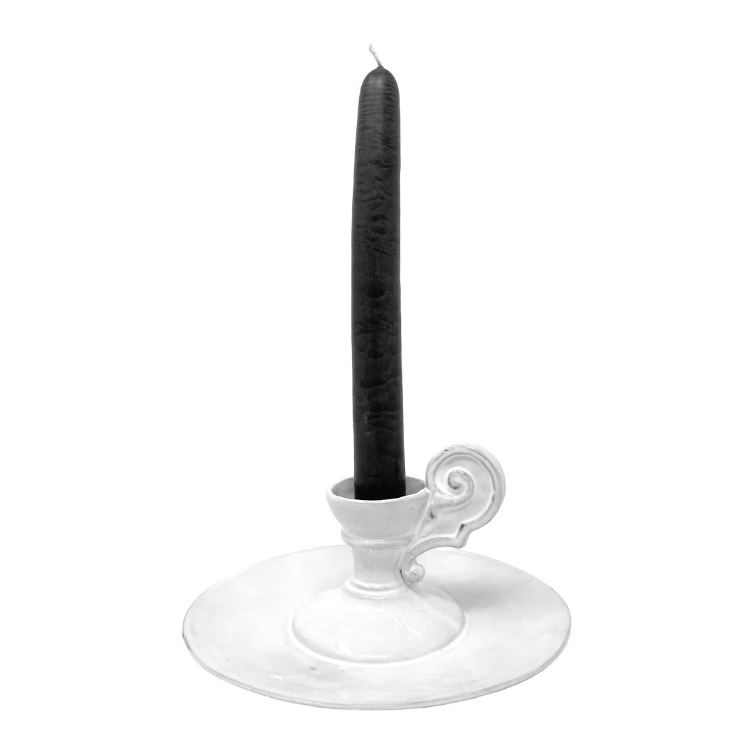 Taper candle (6-Pack)-Black-CARRON-Paris